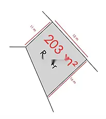 Zone immeuble R+4 R pour construction
