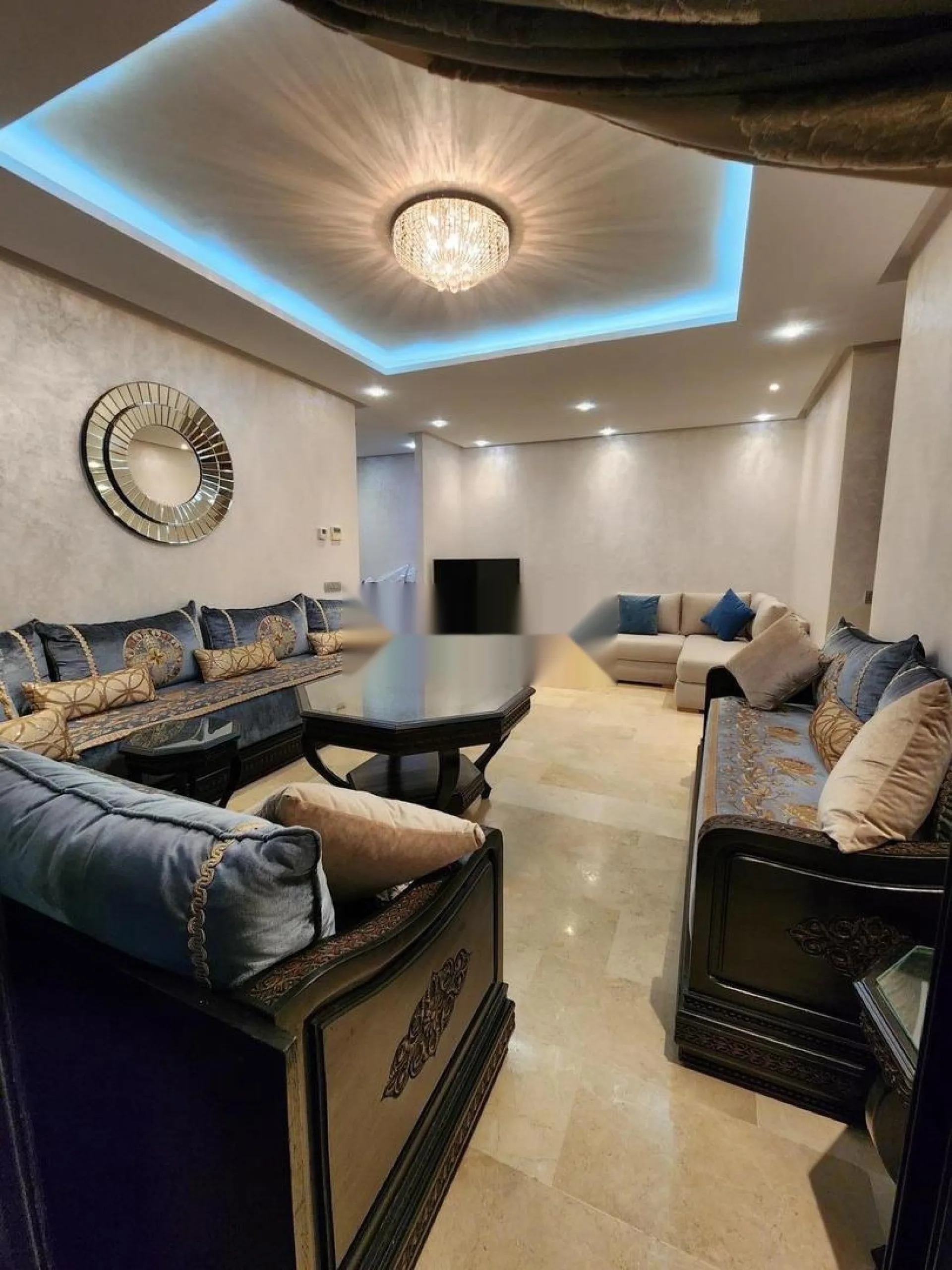 Appartement meublé à louer F3 à Hay Riad Rabat