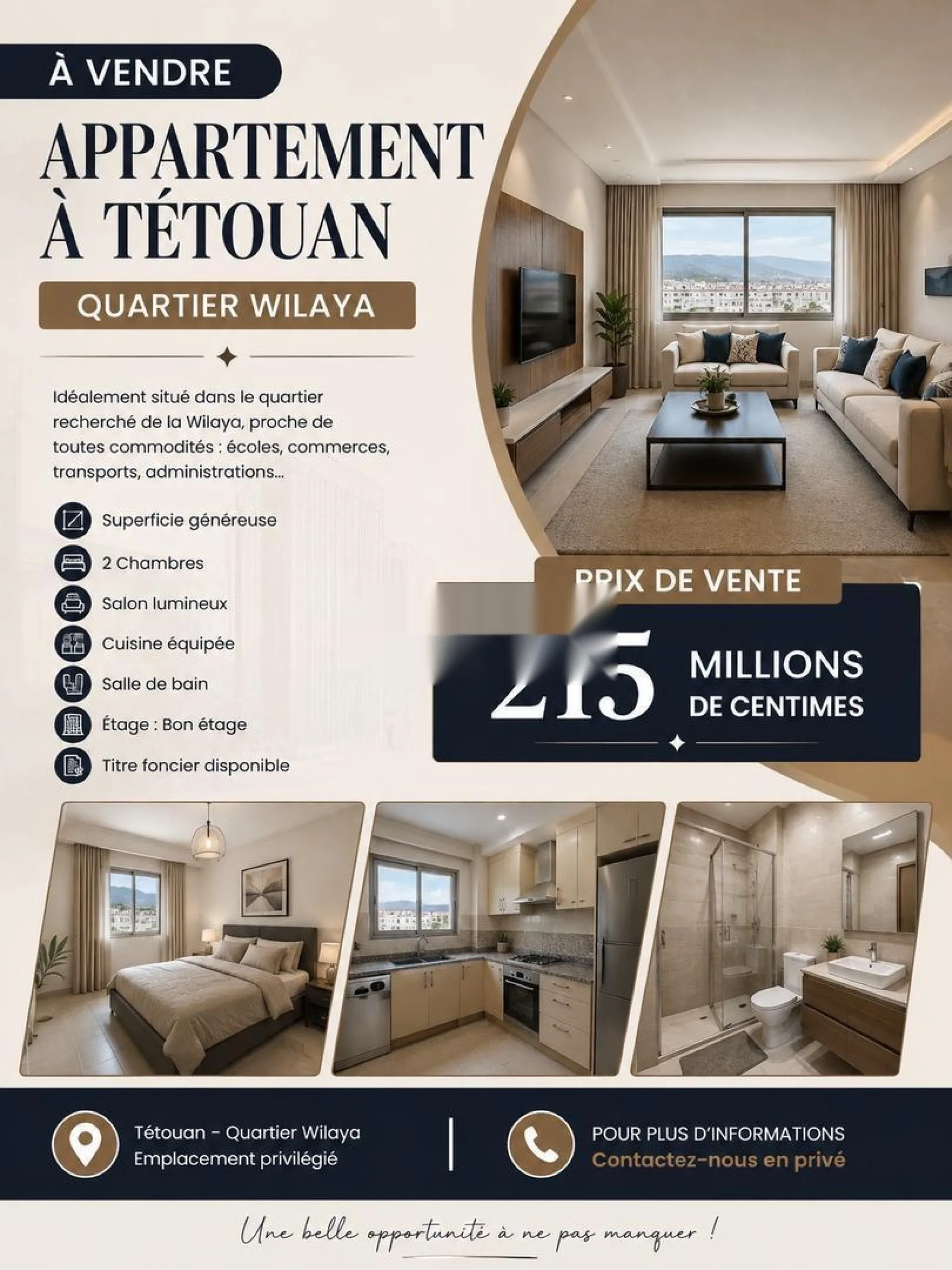 Appartement à vendre