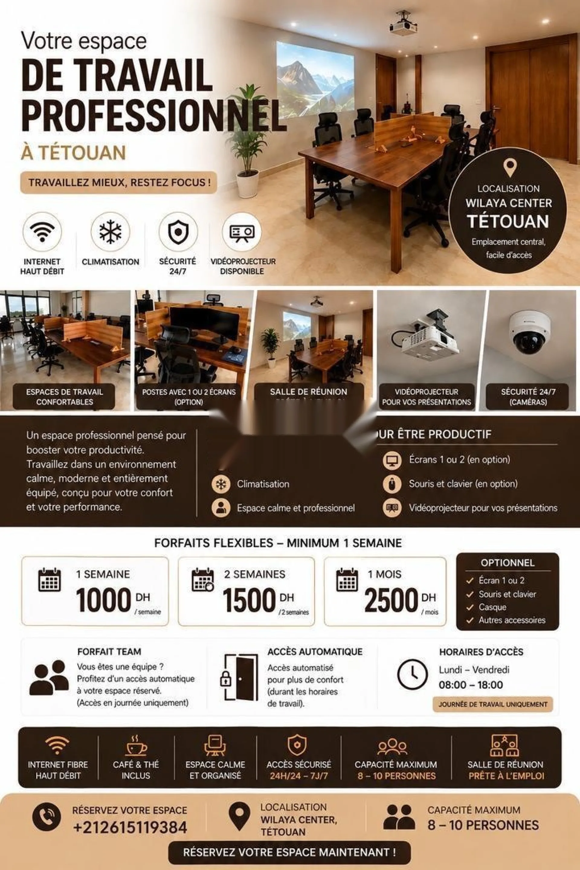 Votre espace de travail Professionnel