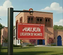 Quartier Safa et toute la ville de Beni Mellal et nouvelles maisons meublées à louer