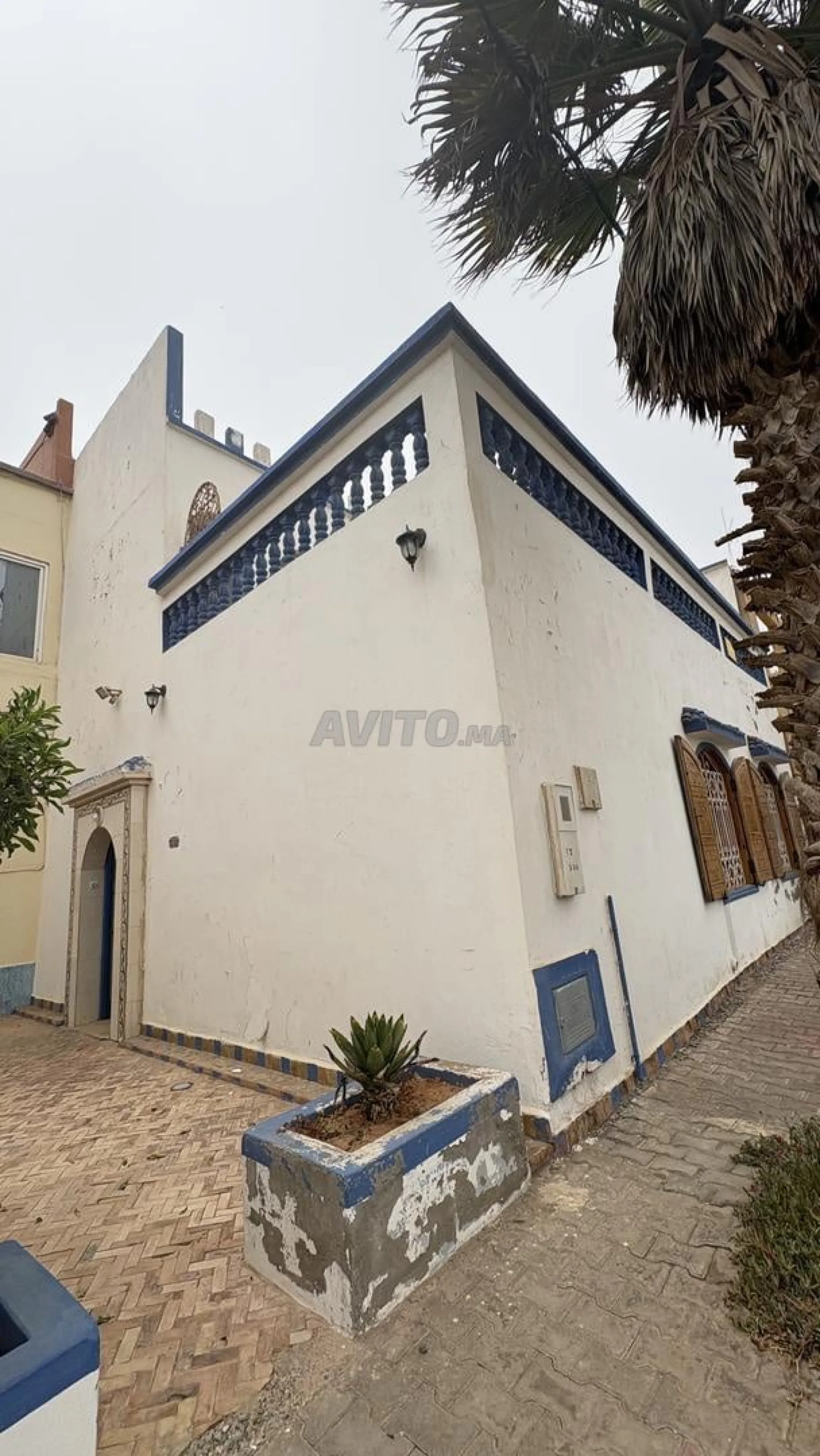 Maison d'angle, sans vis à vis, face à la mer