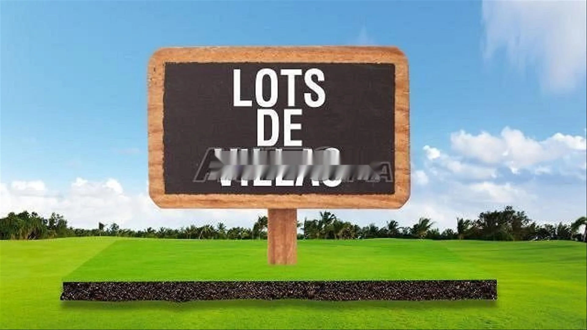Lot de villa titrée à vendre 400 m² Rt d'Amizmiz