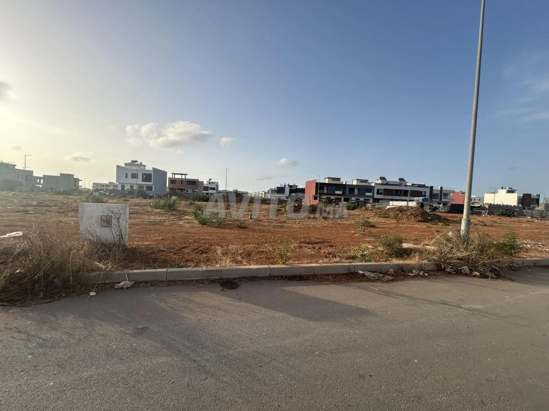 Terrain villa 243 m² Harhoura - Façade Sud-Est