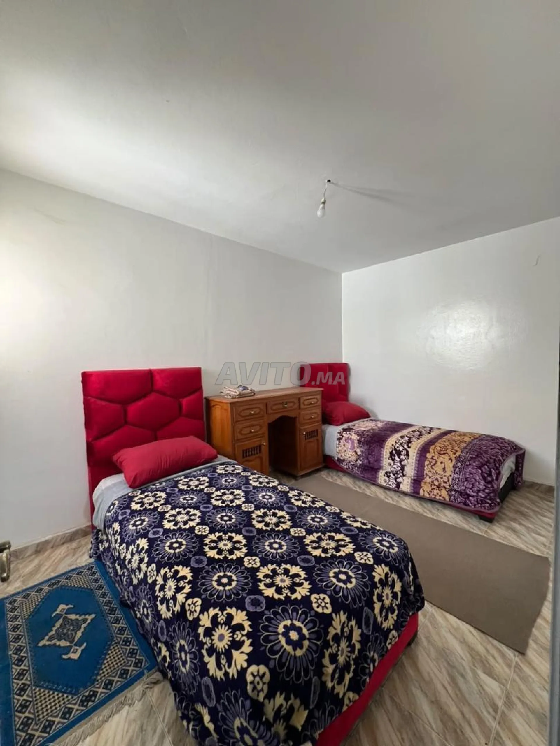 Appartement Meublé 1 Chambre 2 Lits avec Terrasse