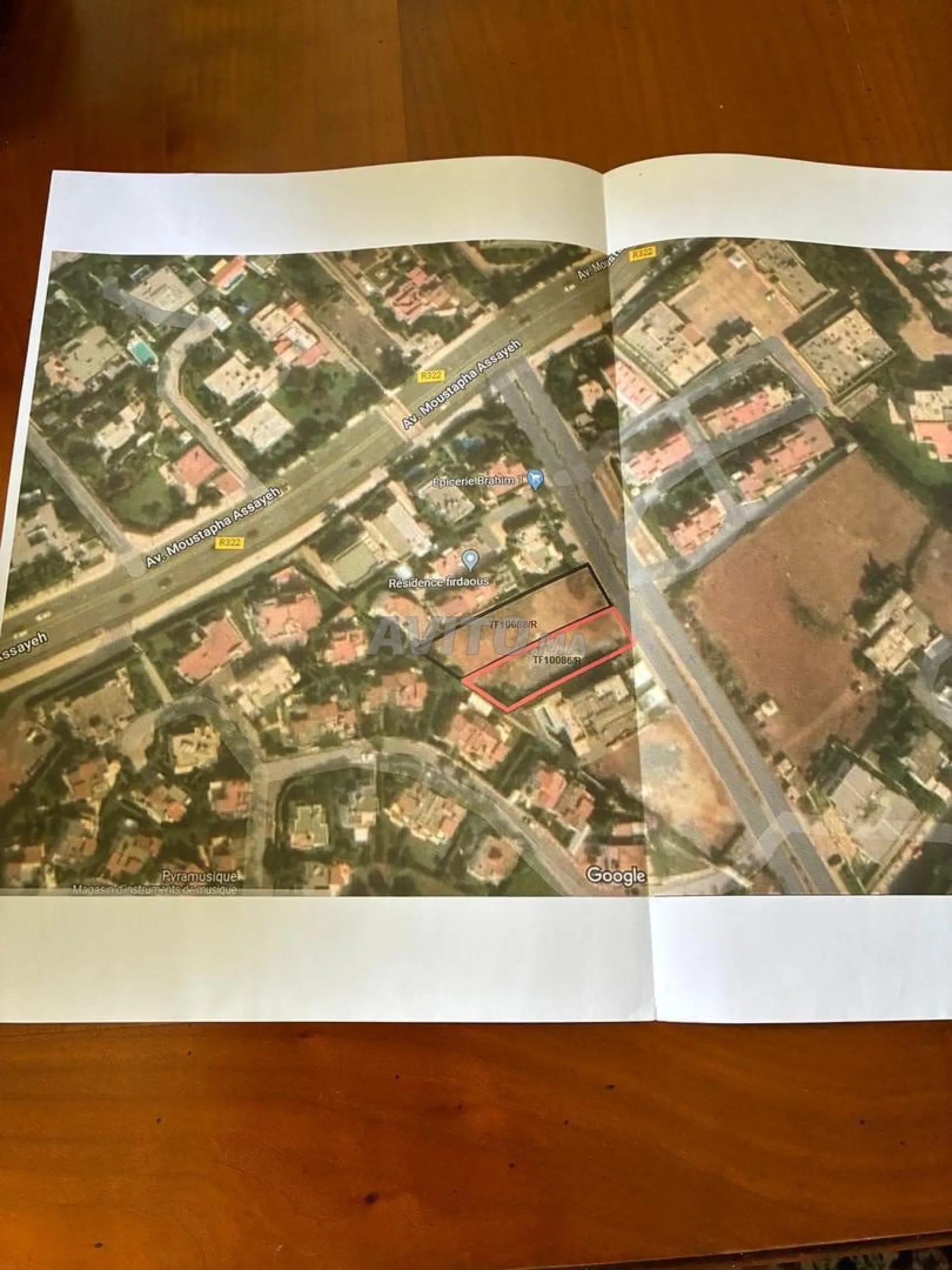 Terrain à vendre à Aïn Attig - ZONE QUATRE ÉTAGES