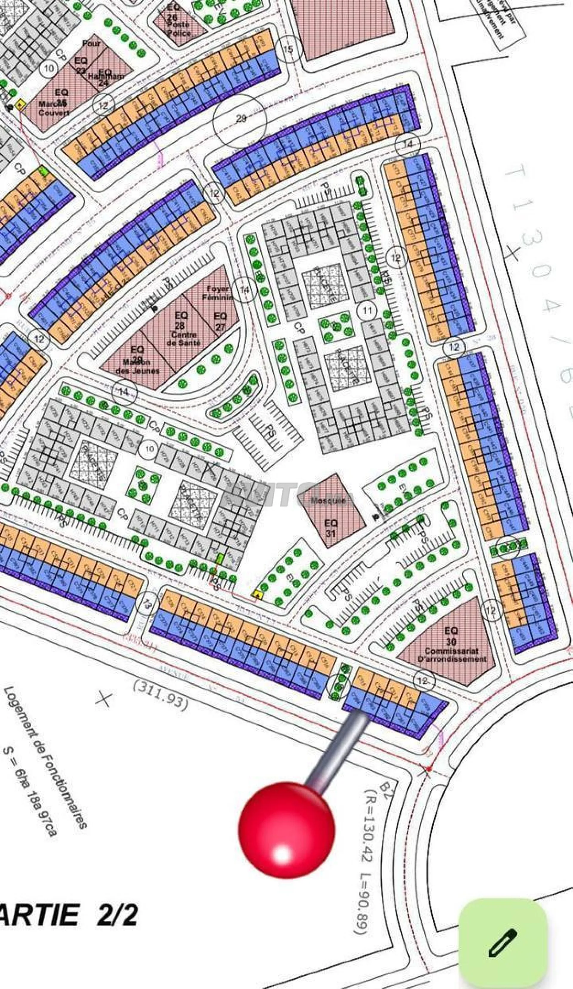 Terrain commercial à vendre 2-foum bir - Nahda