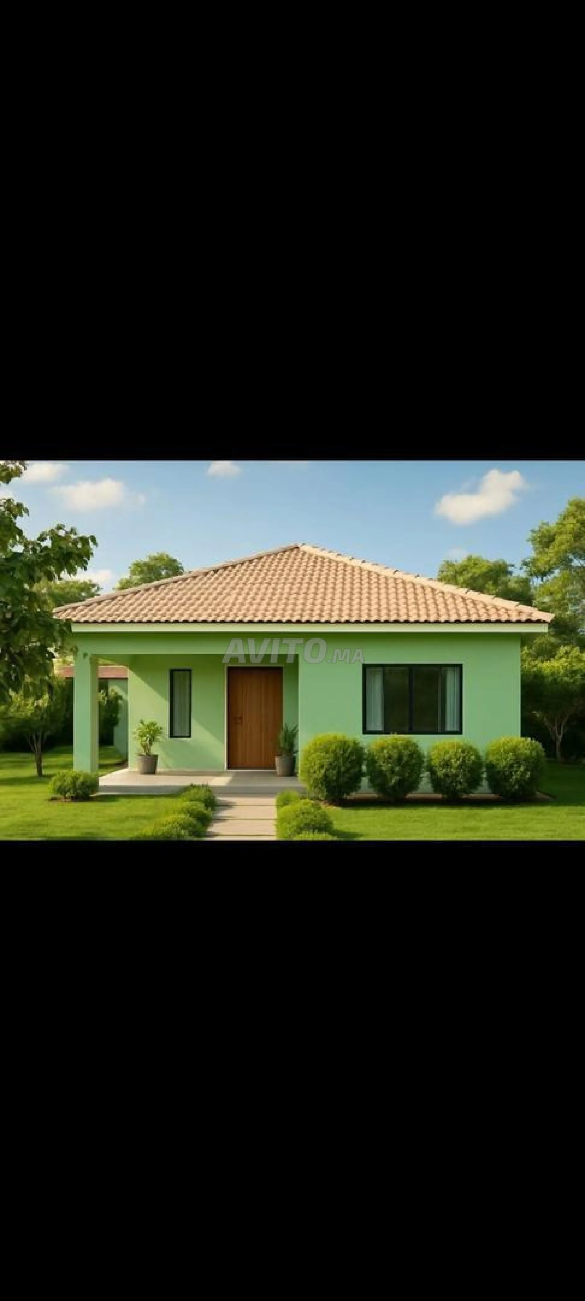 Terrain villa chouka plan autorisé