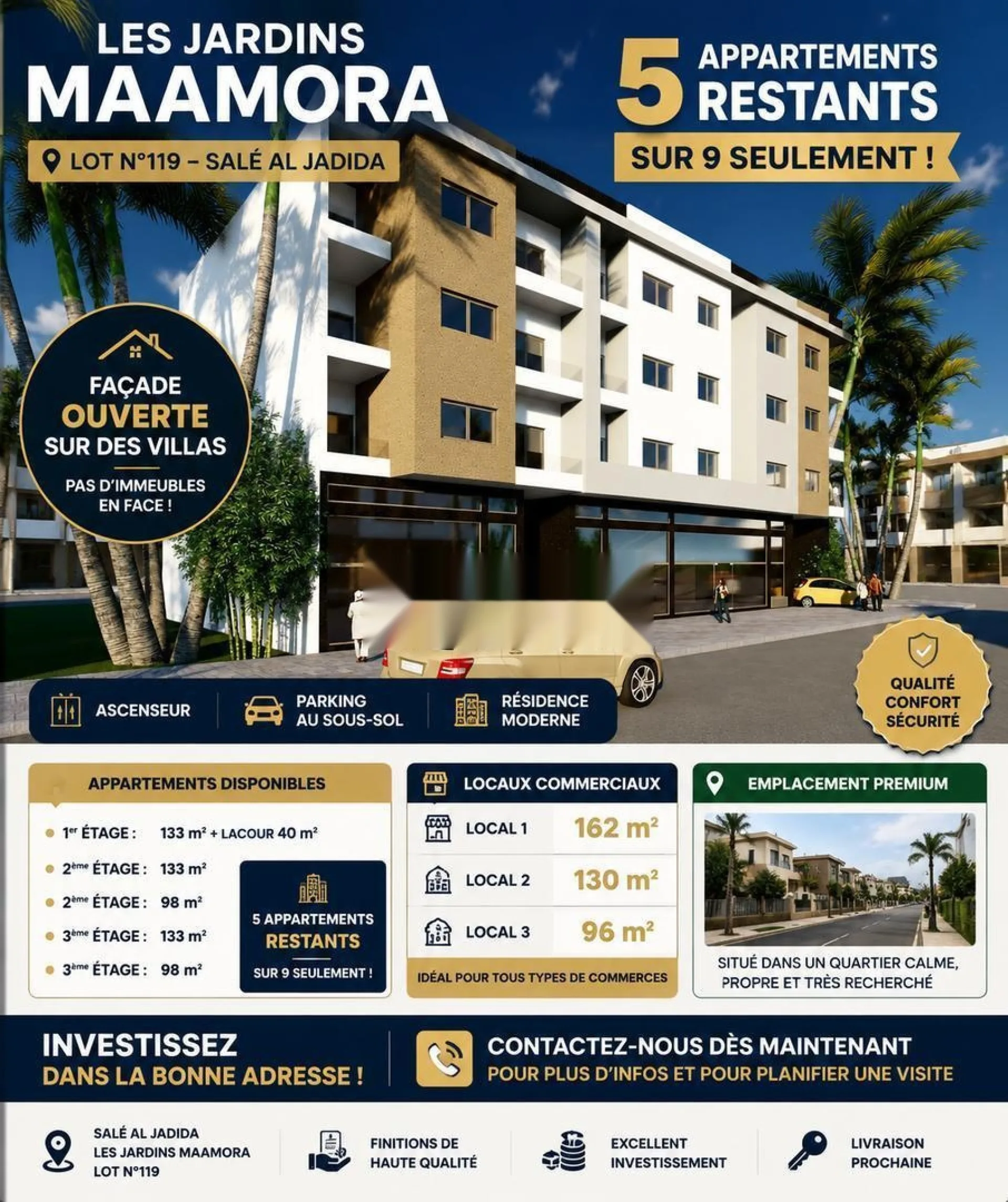 Appartements neufs à Sala Al Jadida