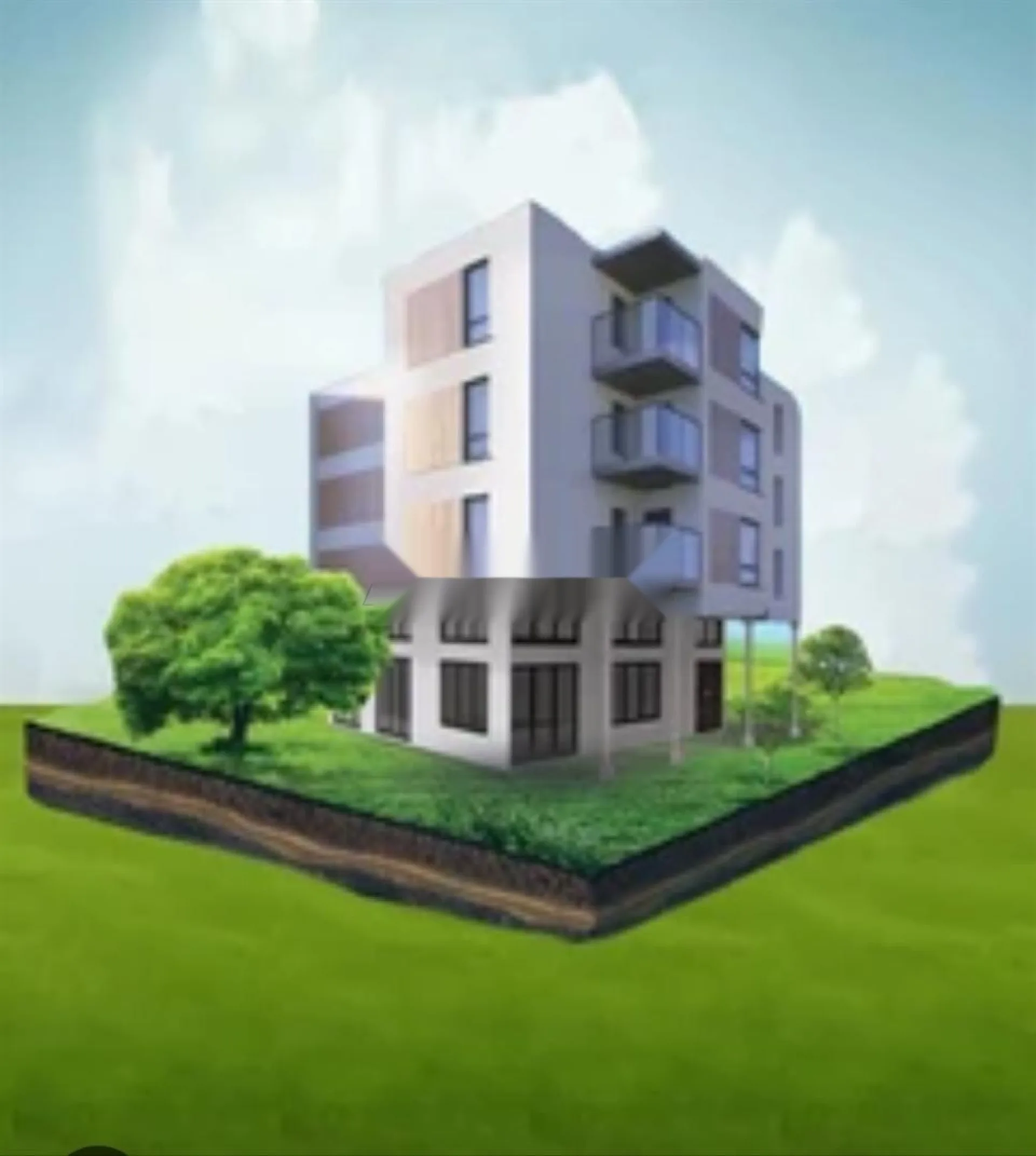 Terrain 80 m2 à Azzouzia 2 façades