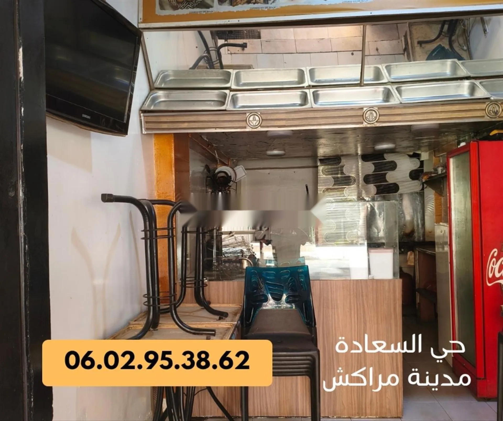 محل تجاري للوجبات الخفيفة للإيجار