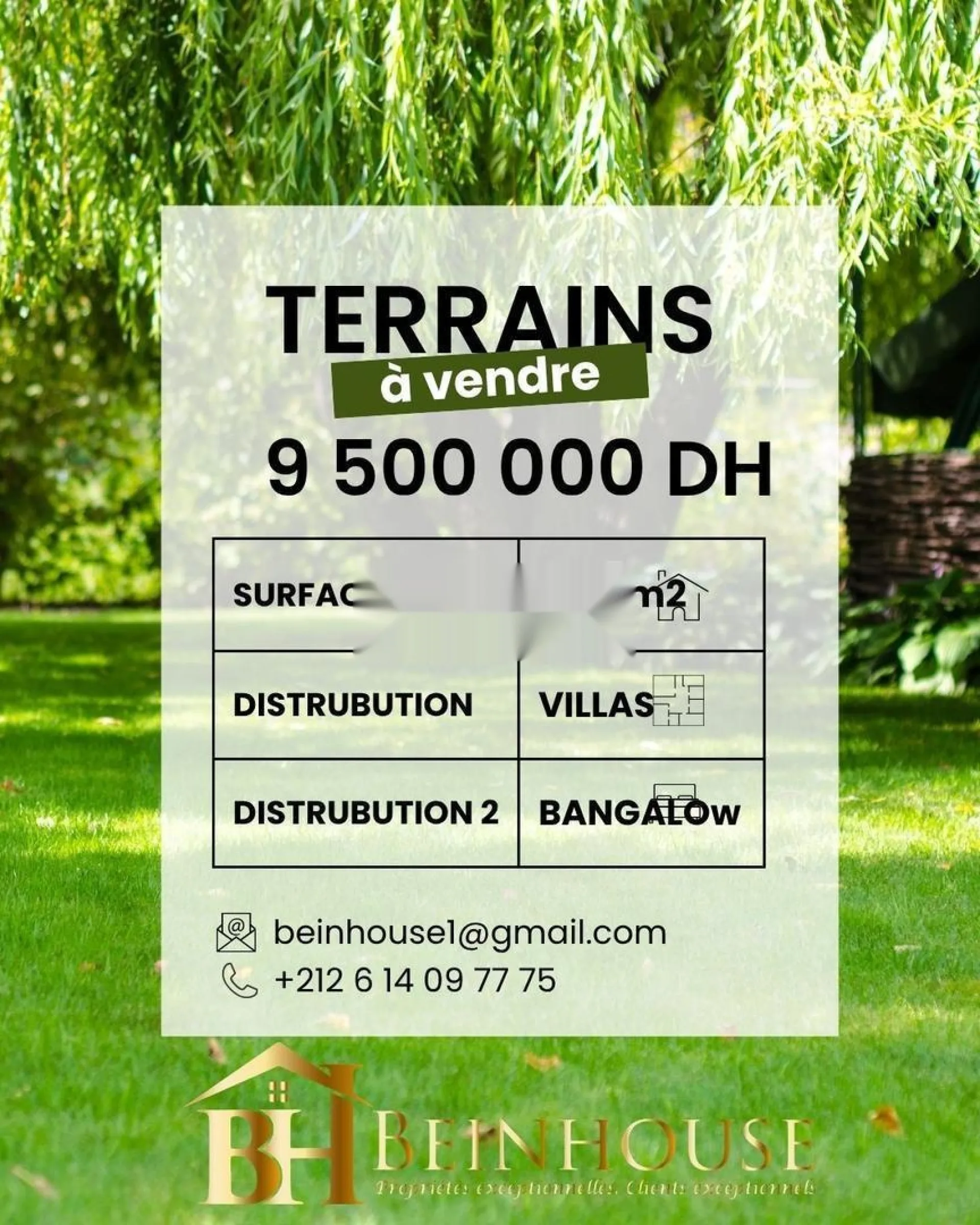 Terrain à vendre Harhoura