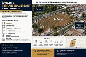 Terrain à vendre 3464 m² Roudani