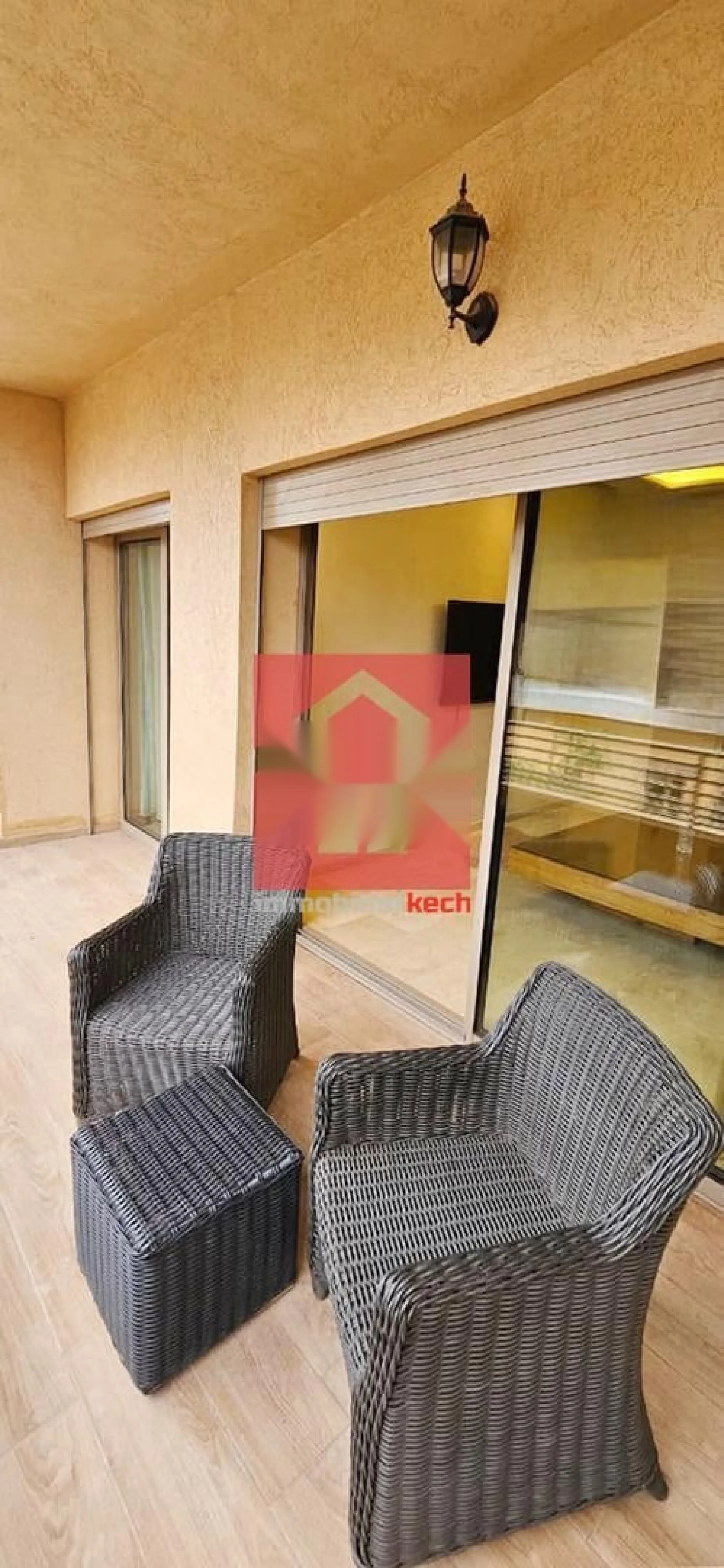 Appartement chic meublé avec terrasse à vendre à Guéliz