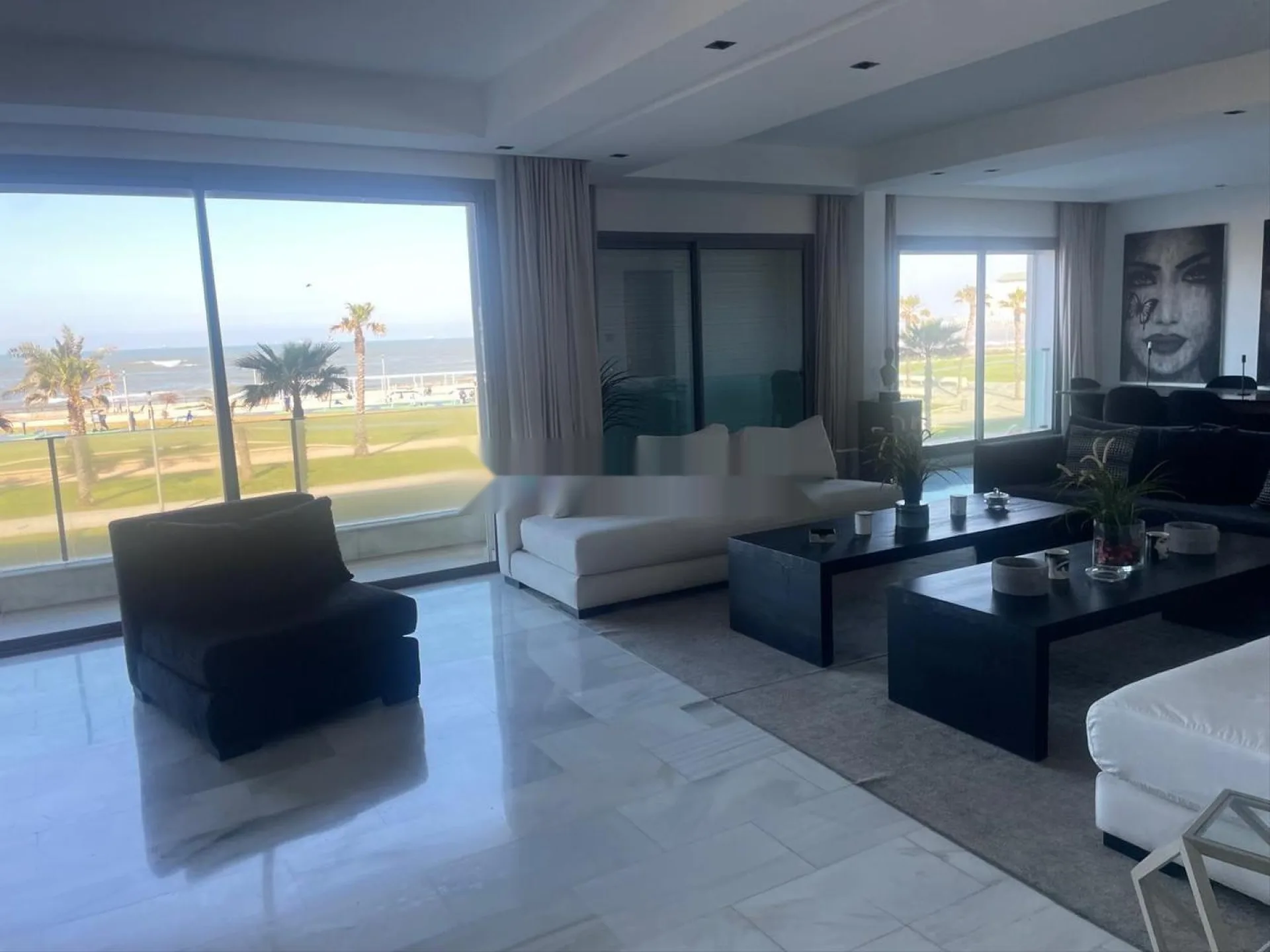 A louer appart meublé vue sur mer