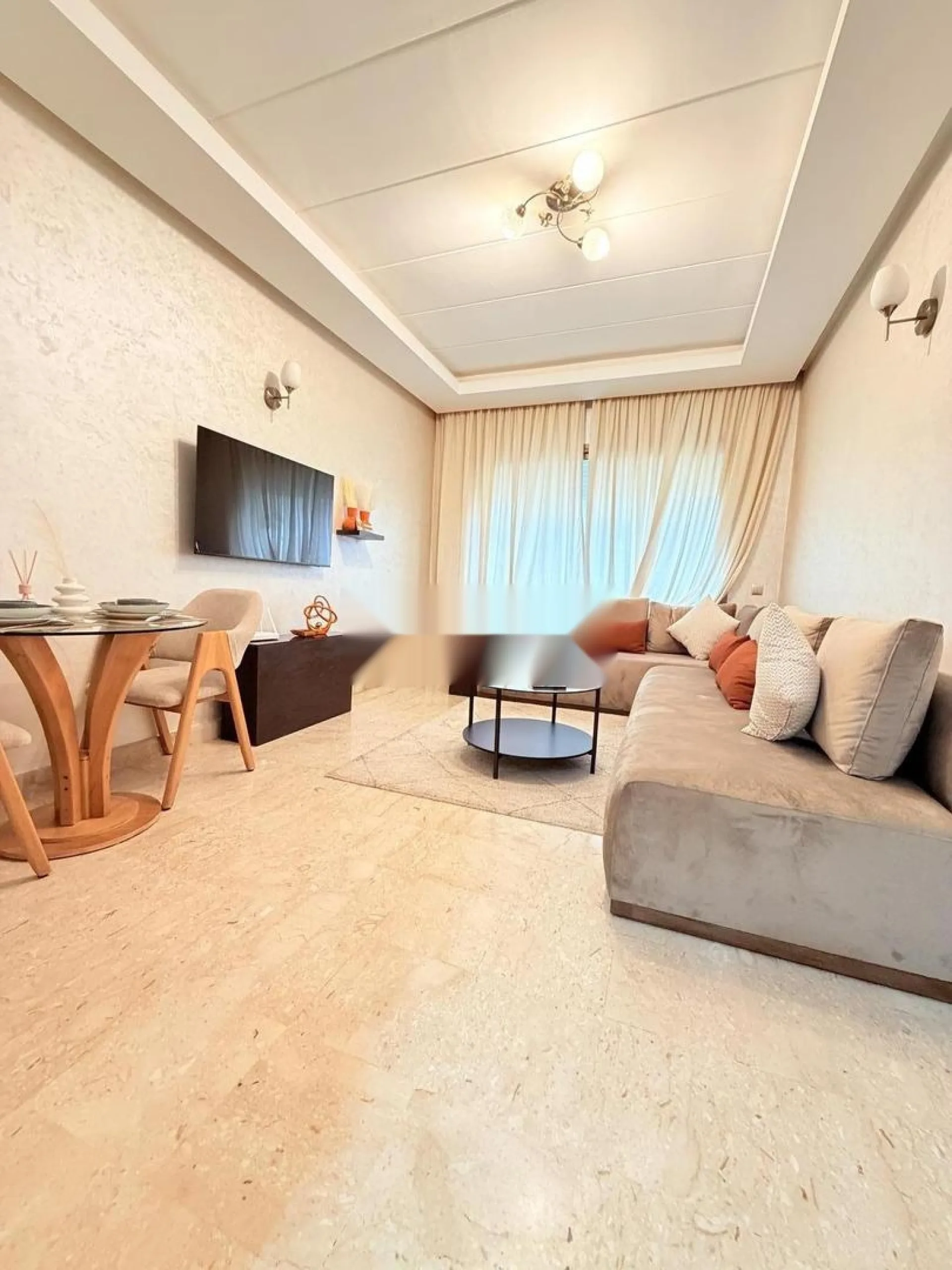 Studio meublé à louer 58m² à Casablanca, quartier les princesses