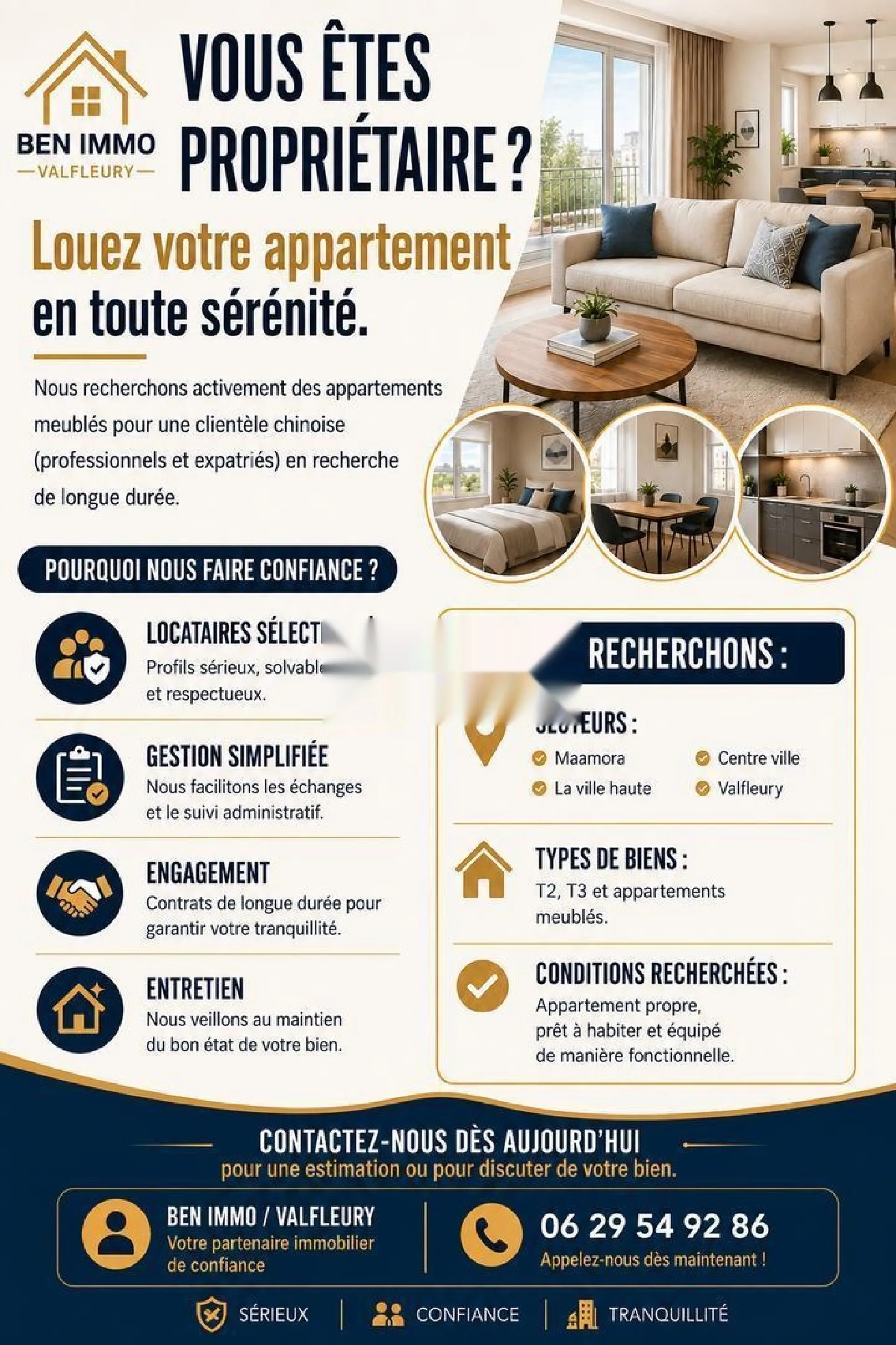 Appartement meublé