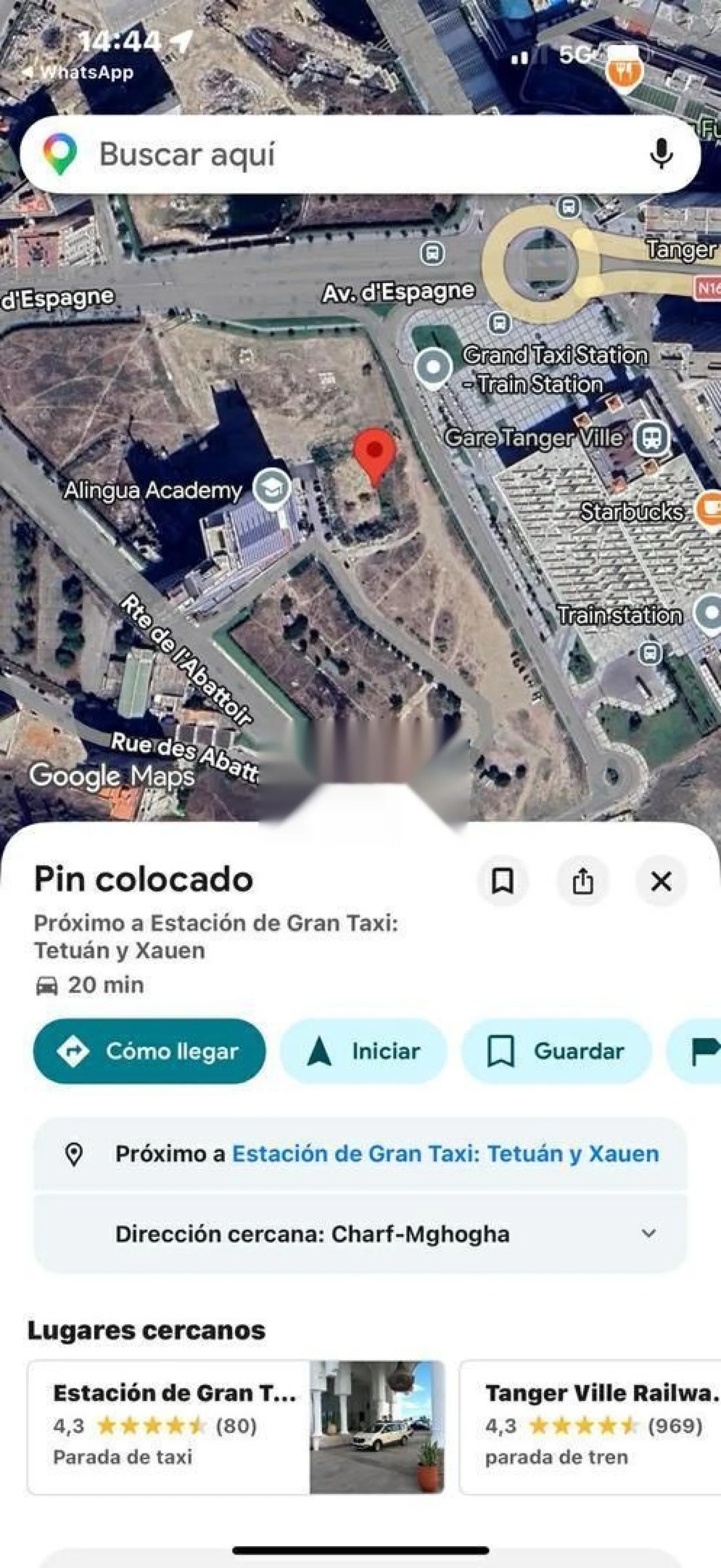 Terrain de 3400 m2 à vendre près Hilton
