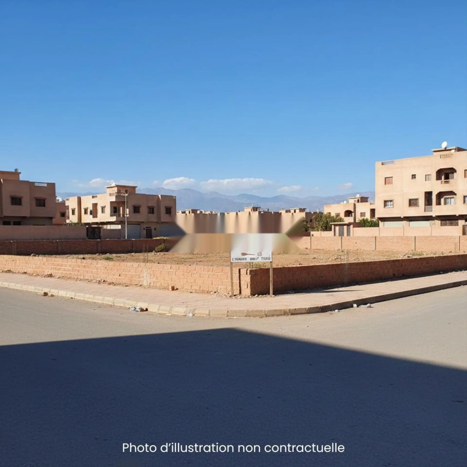 Vente Terrain nu de 120 m2
