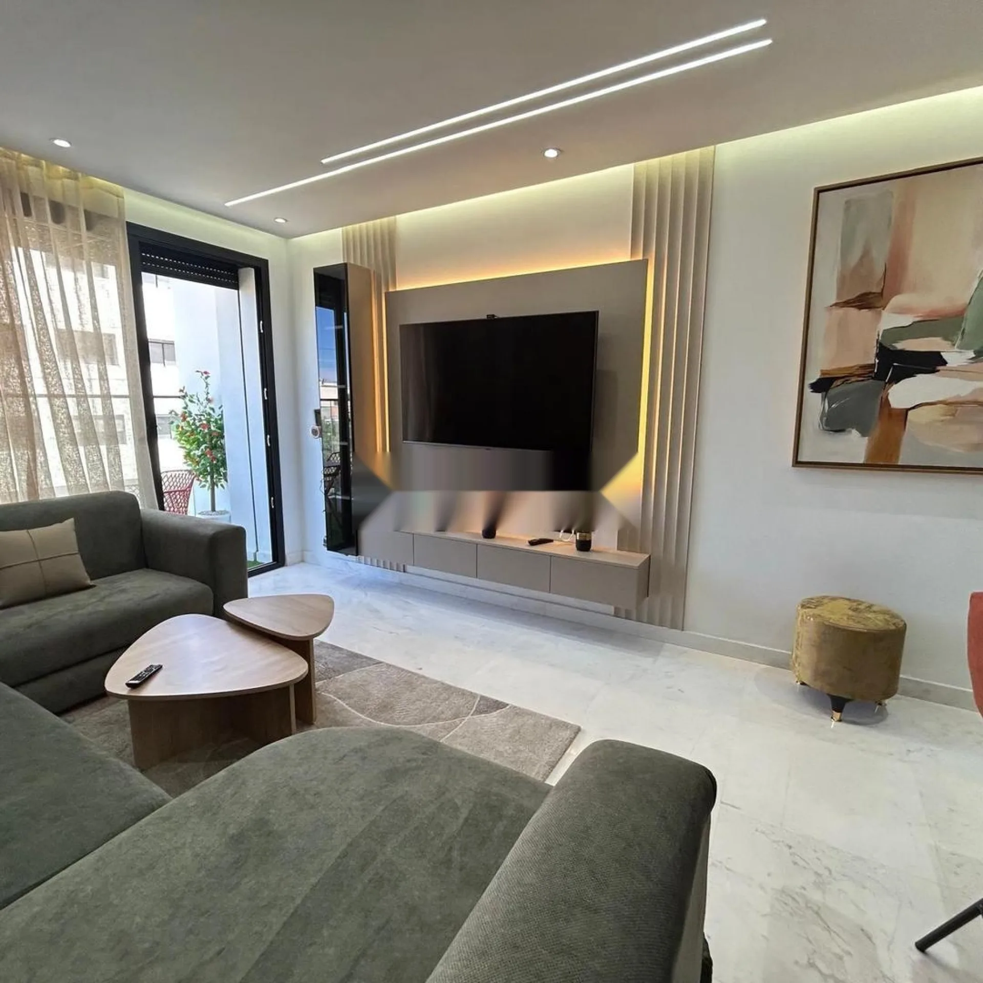Élégant beau studio meublé Oasis