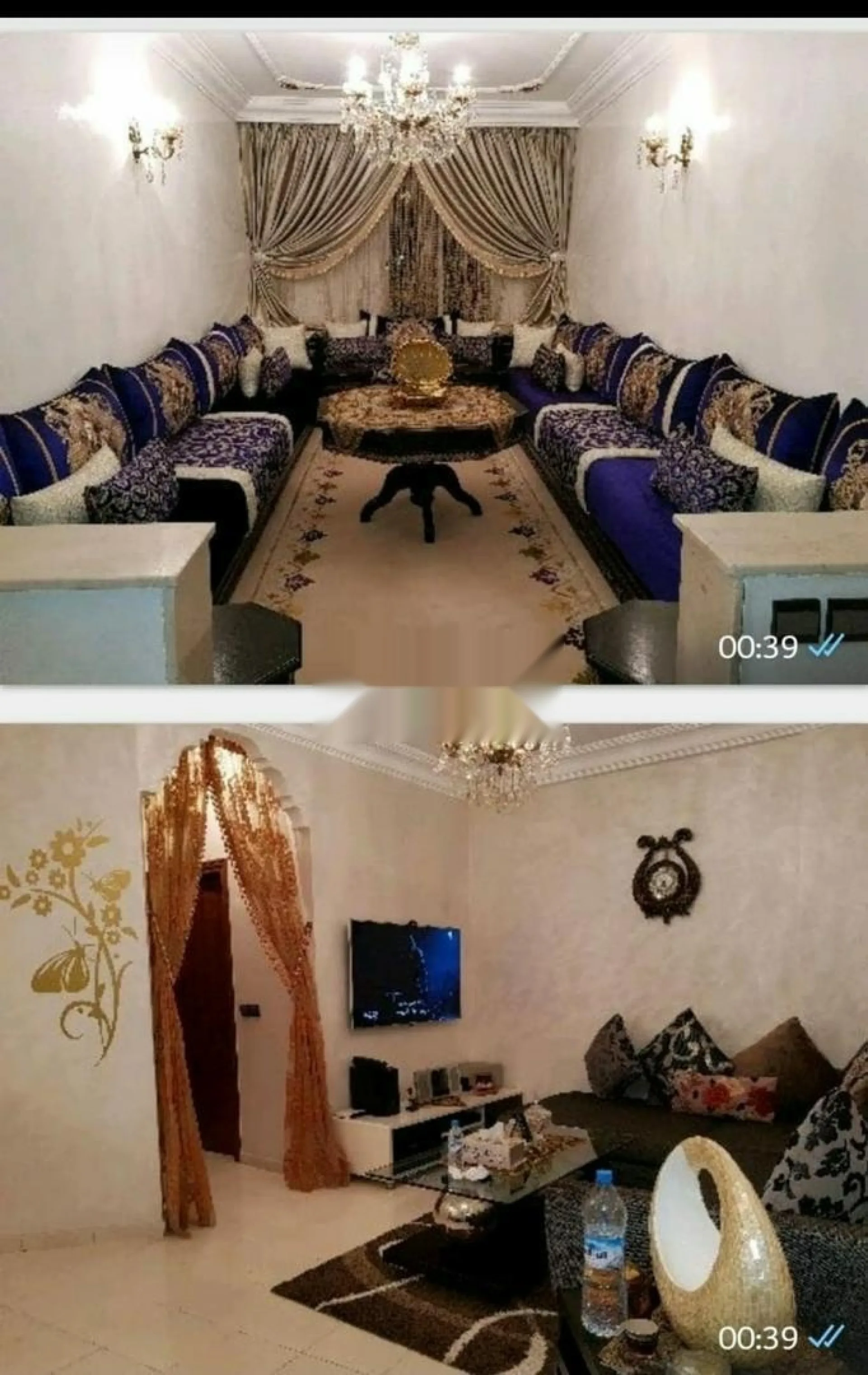 شقة جميلة للبيع، 3 غرف نوم، صالون واحد