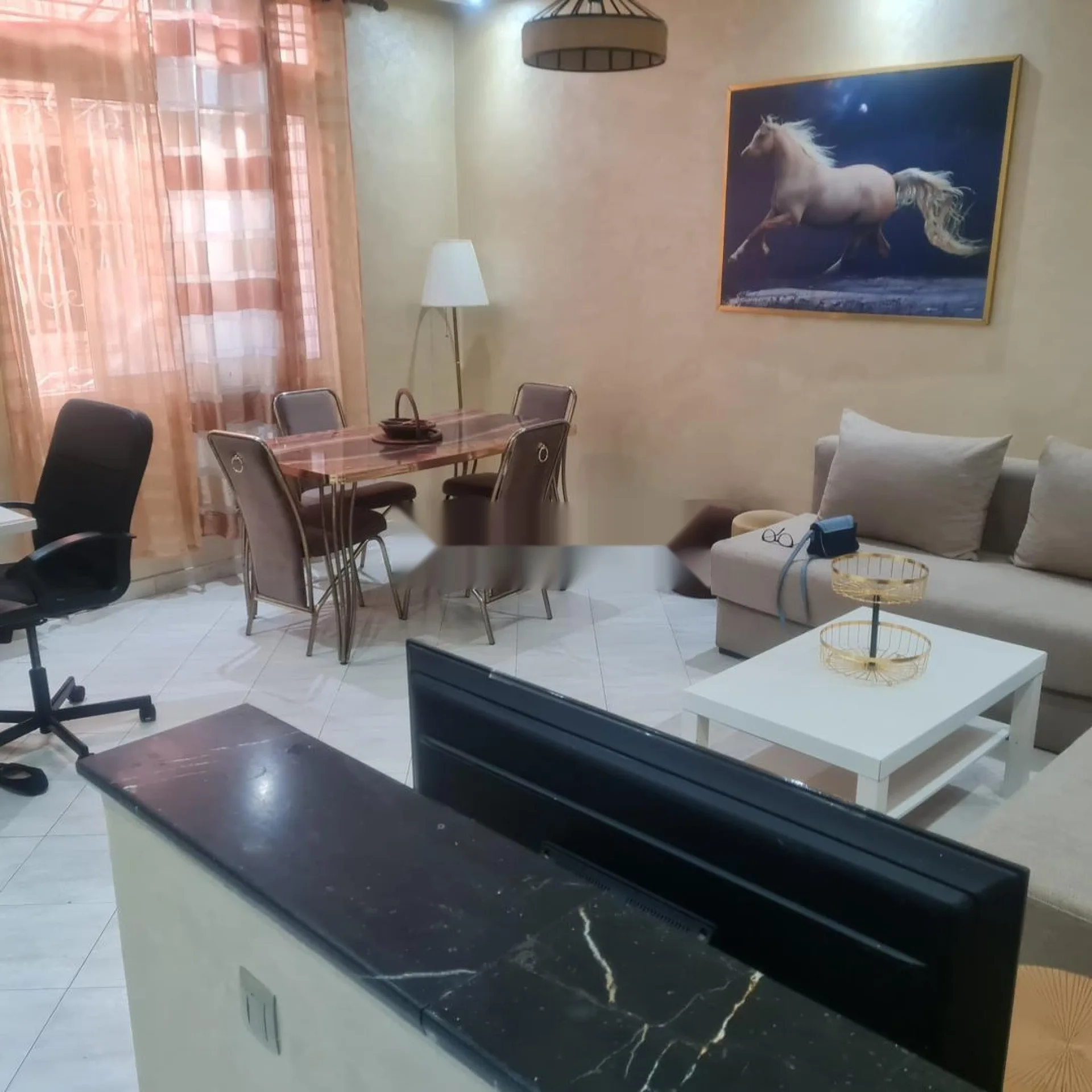 Bel appartement meublé en location