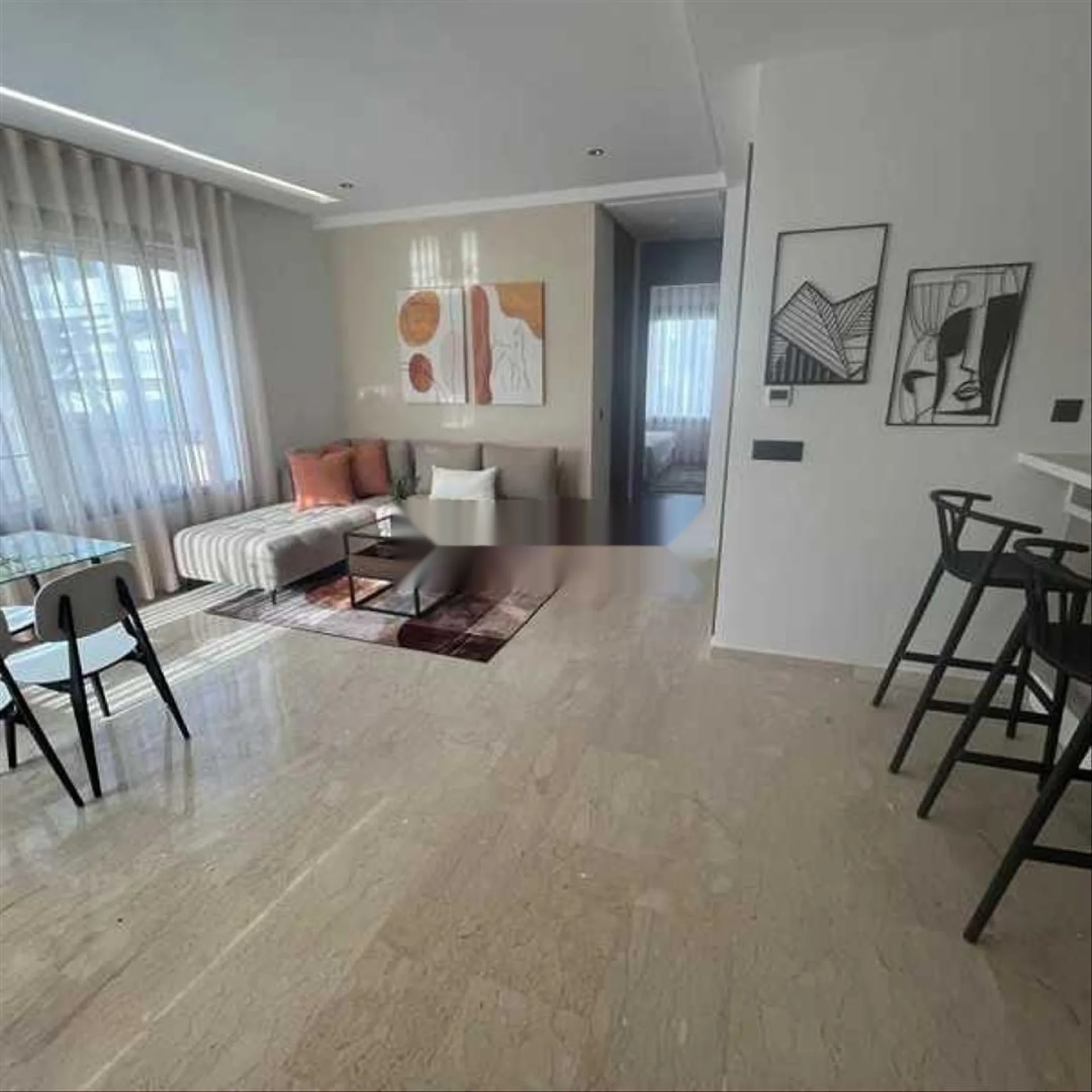 175766-Appt à louer à 8500DH à Bourgogne (Anfa)