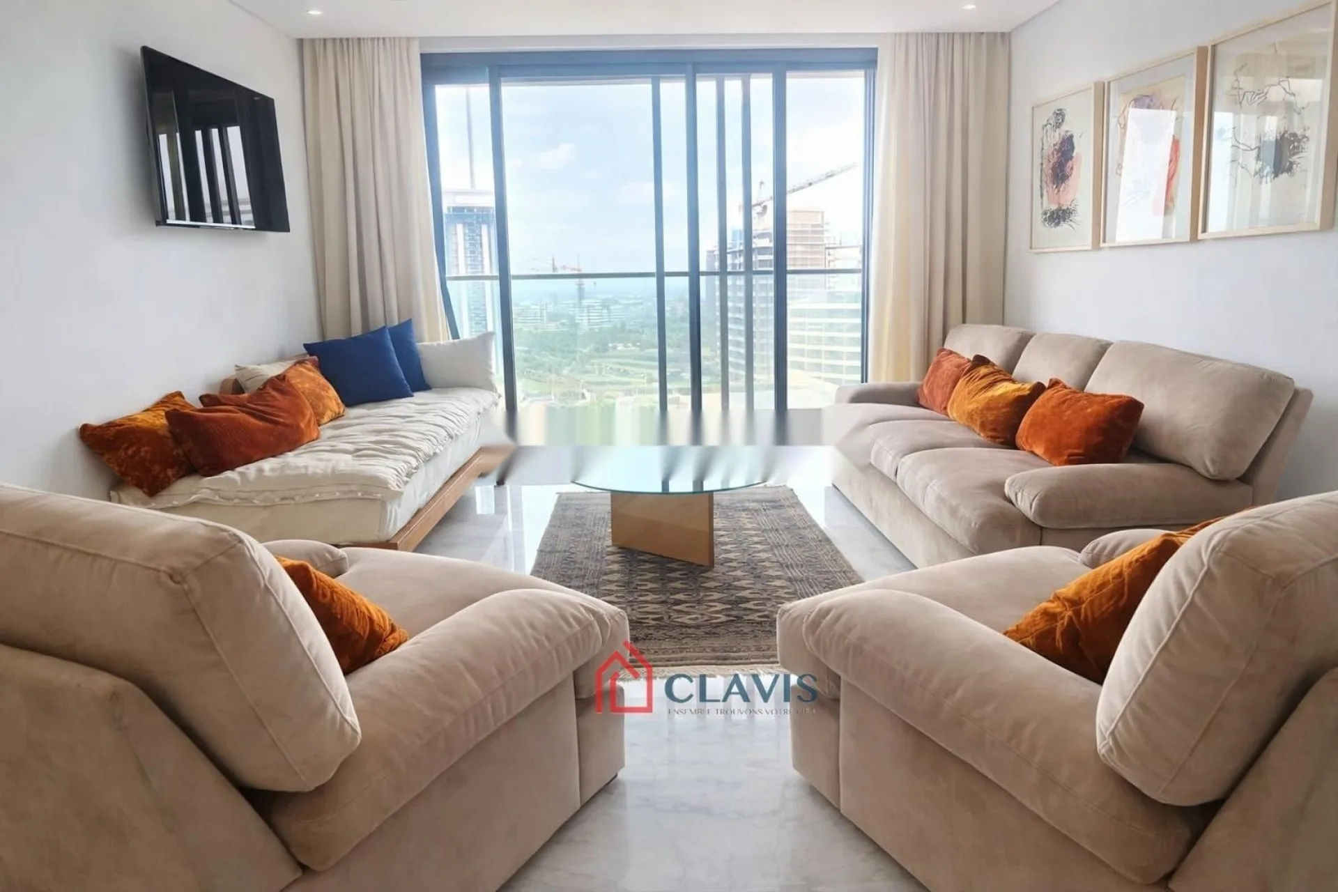 Appartement meublé à louer à CF