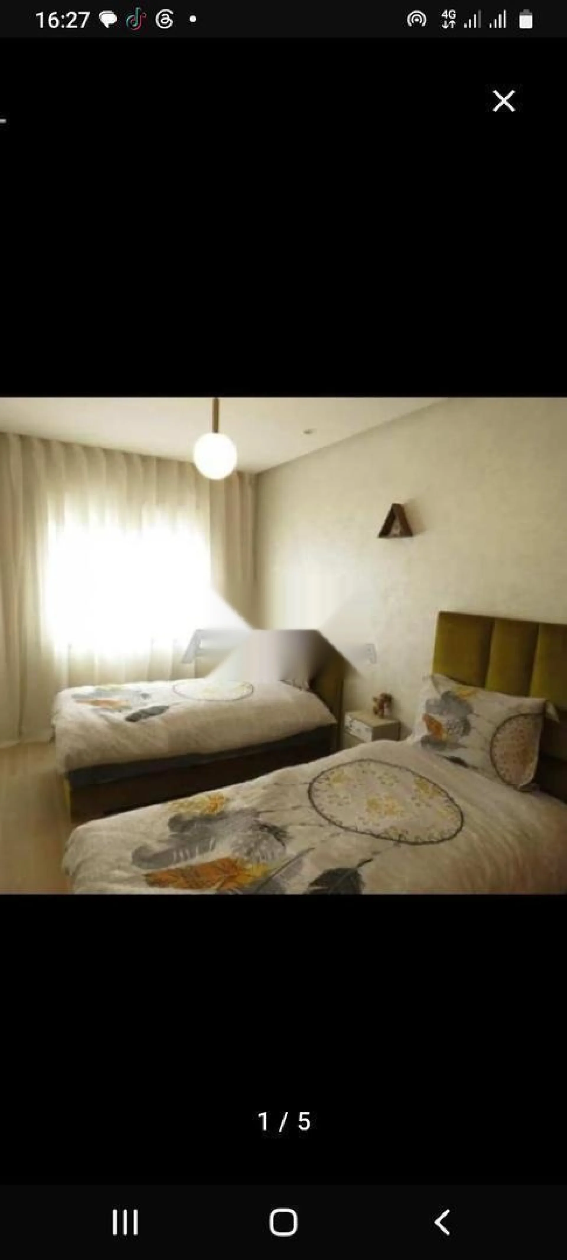 Appartement près de la rue Mohammed VI à la plage