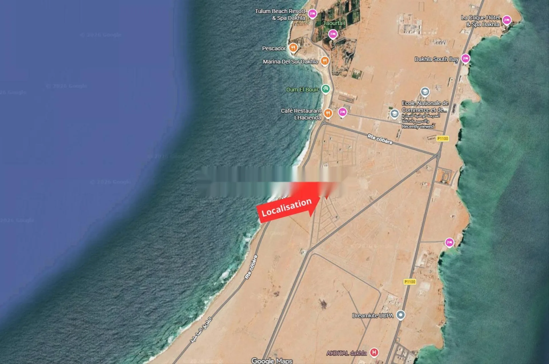 Terrain titré à Dakhla – Omrane