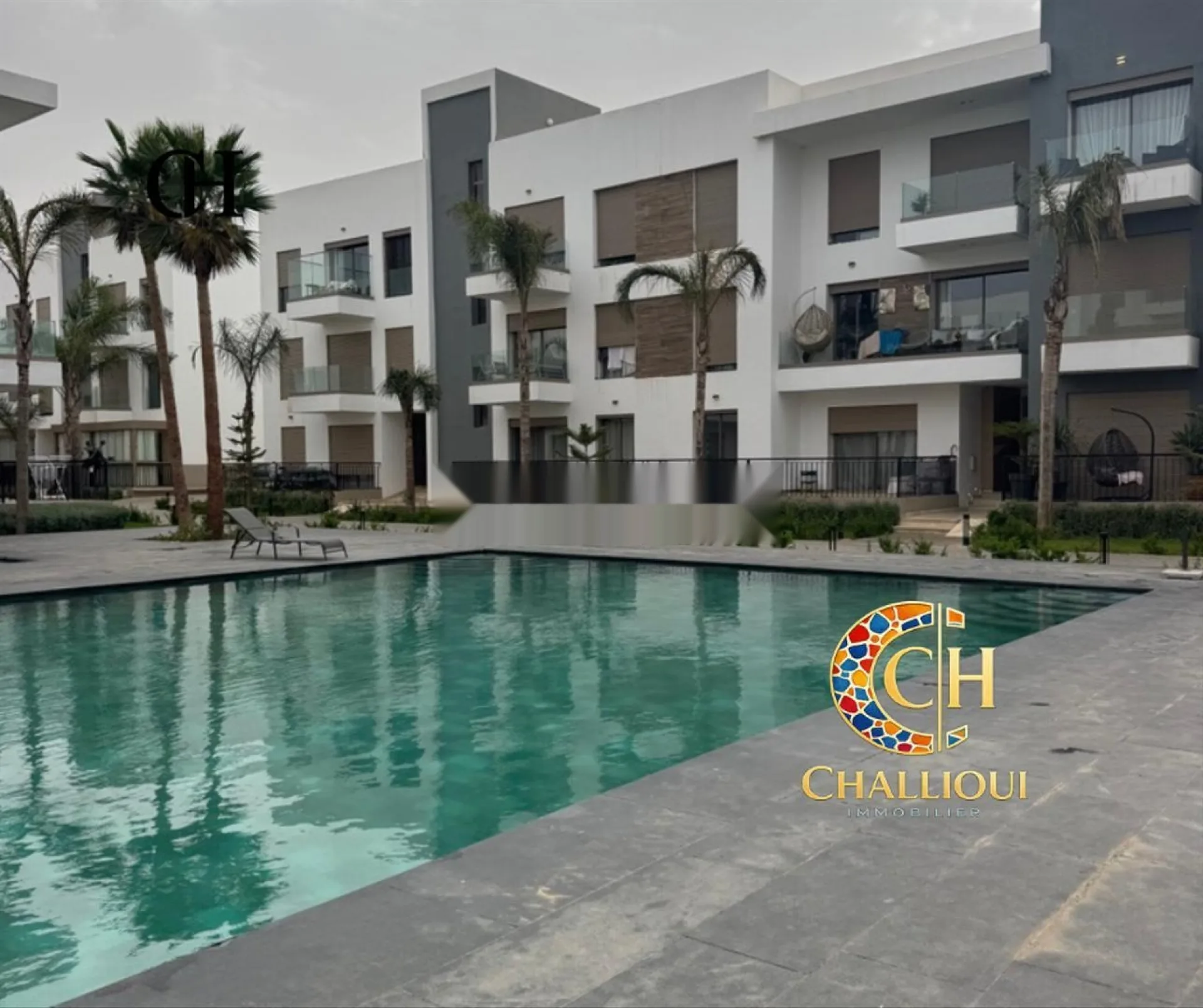 Location joli appartement au RDC meublé ou vide