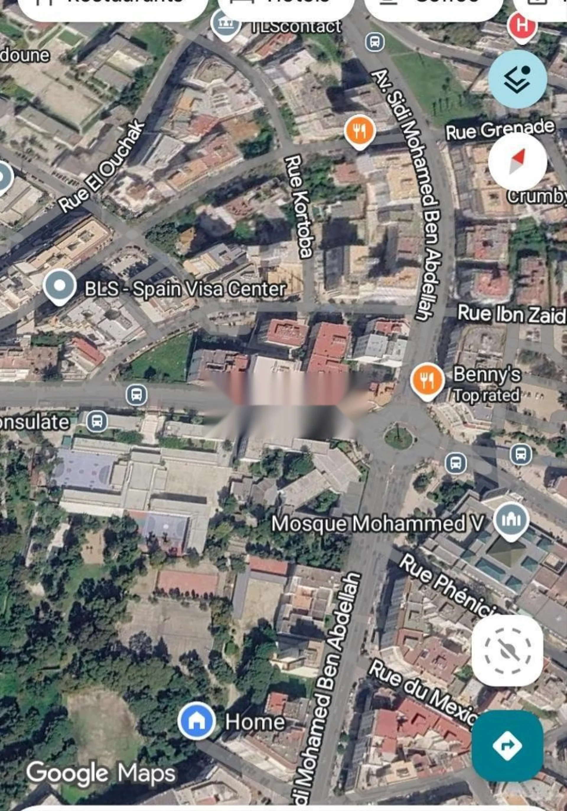 Terrain de 700m² zone immeuble Tanger
