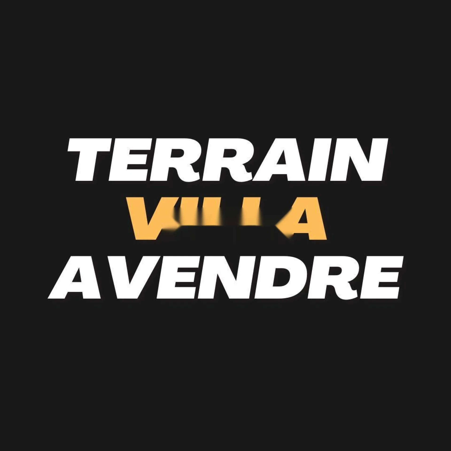 Terrain villa 1700 m à vendre Californie AMOUD