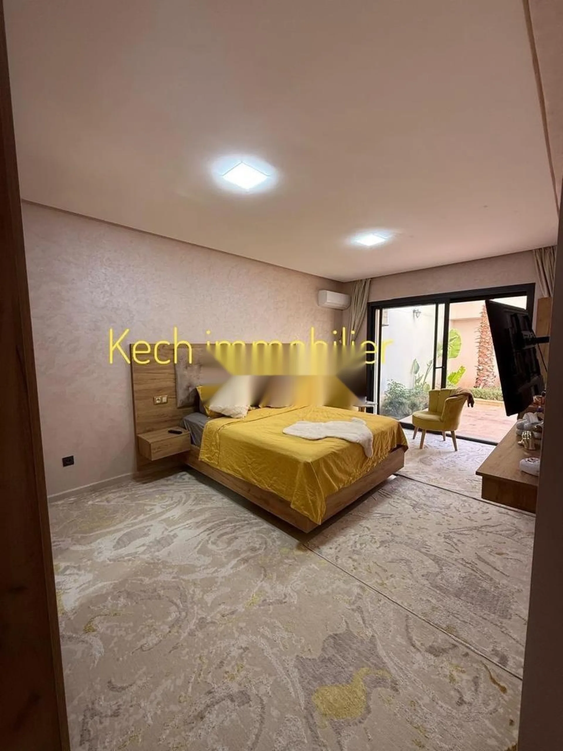 Étage villa 3 chambres meublé avec terrasse