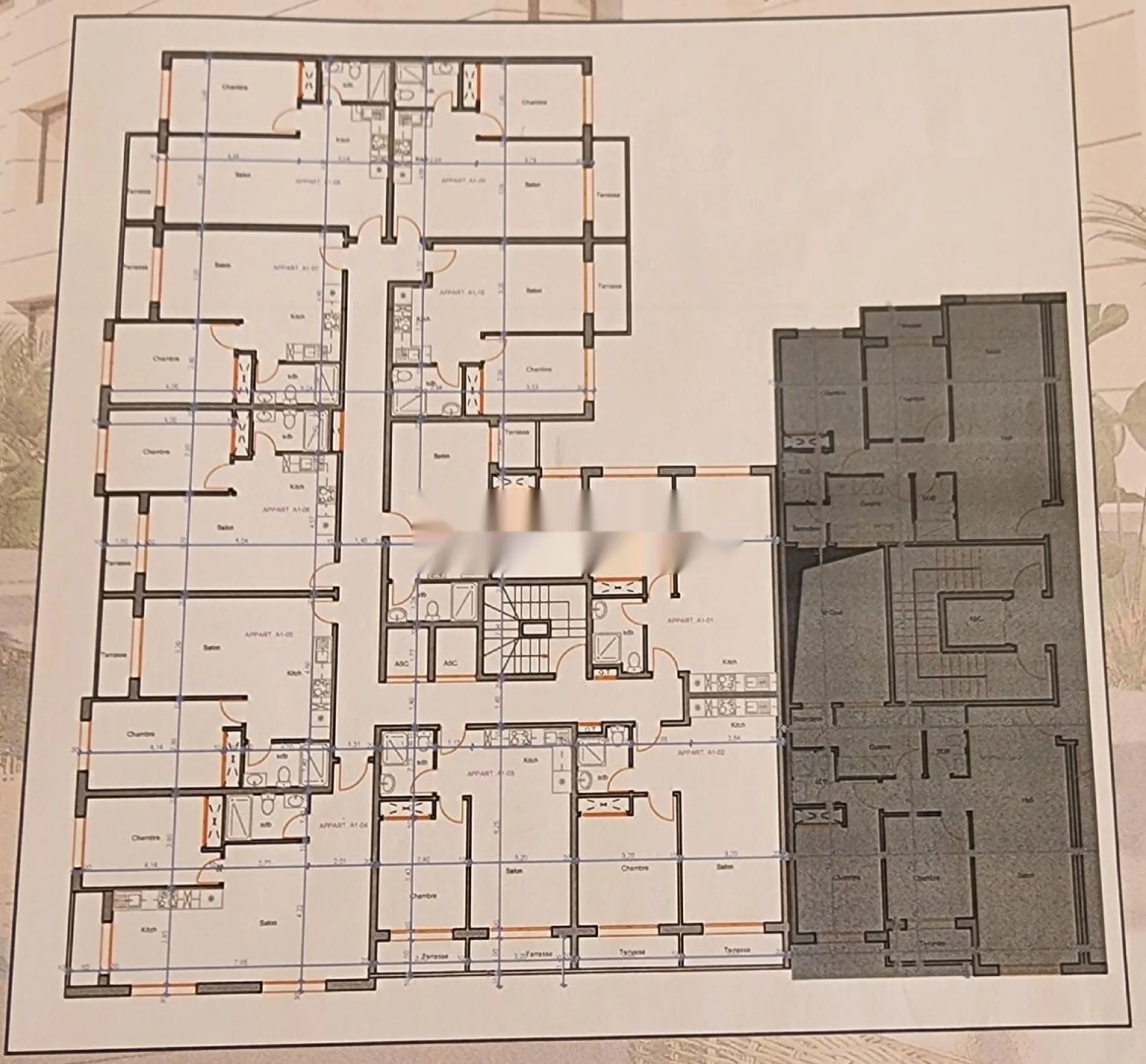 Luxueux Studio sur plan à partir de 16500dh/m2
