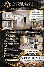 Appart 3ch salon 87m2 près Sup de co