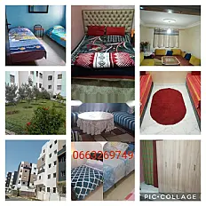Appartement meublé à louer à la journée à Ain Sebaa pour familles uniquement
