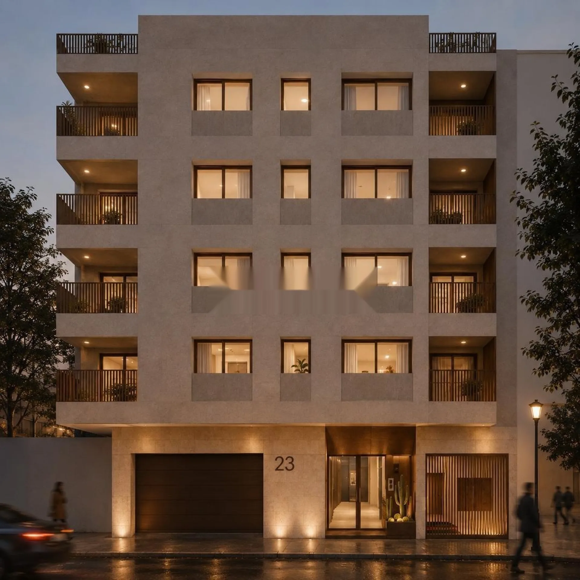 Appt 109m² · Balcon - Buanderie ·