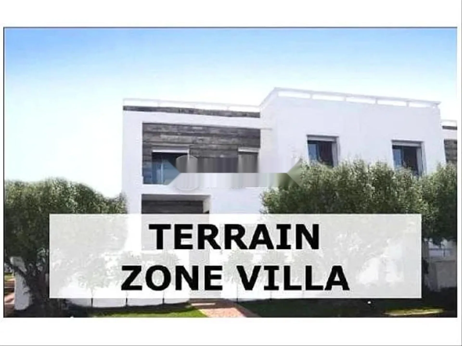 TERRAIN ZONE VILLA 343M À VENDRE