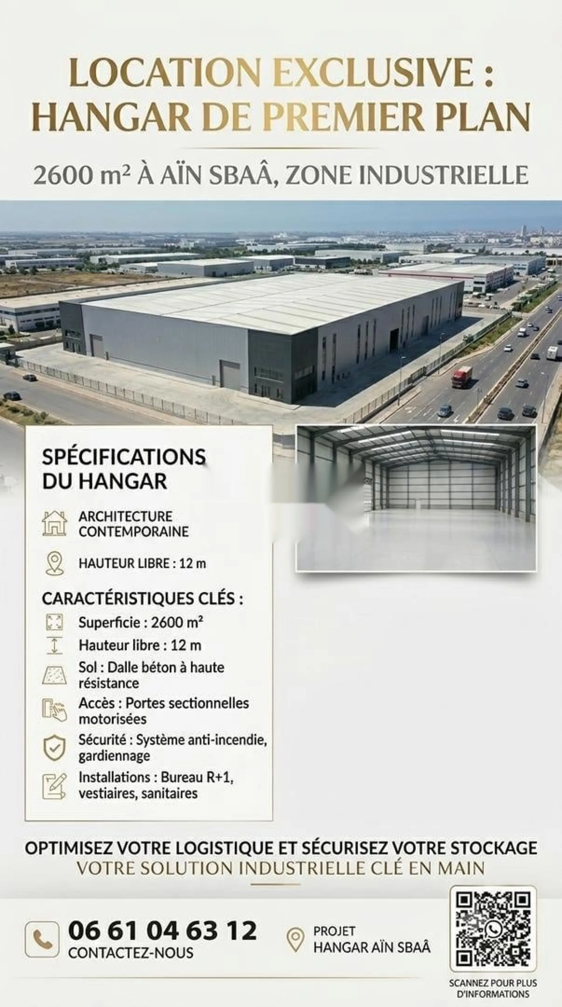 Hangar à louer