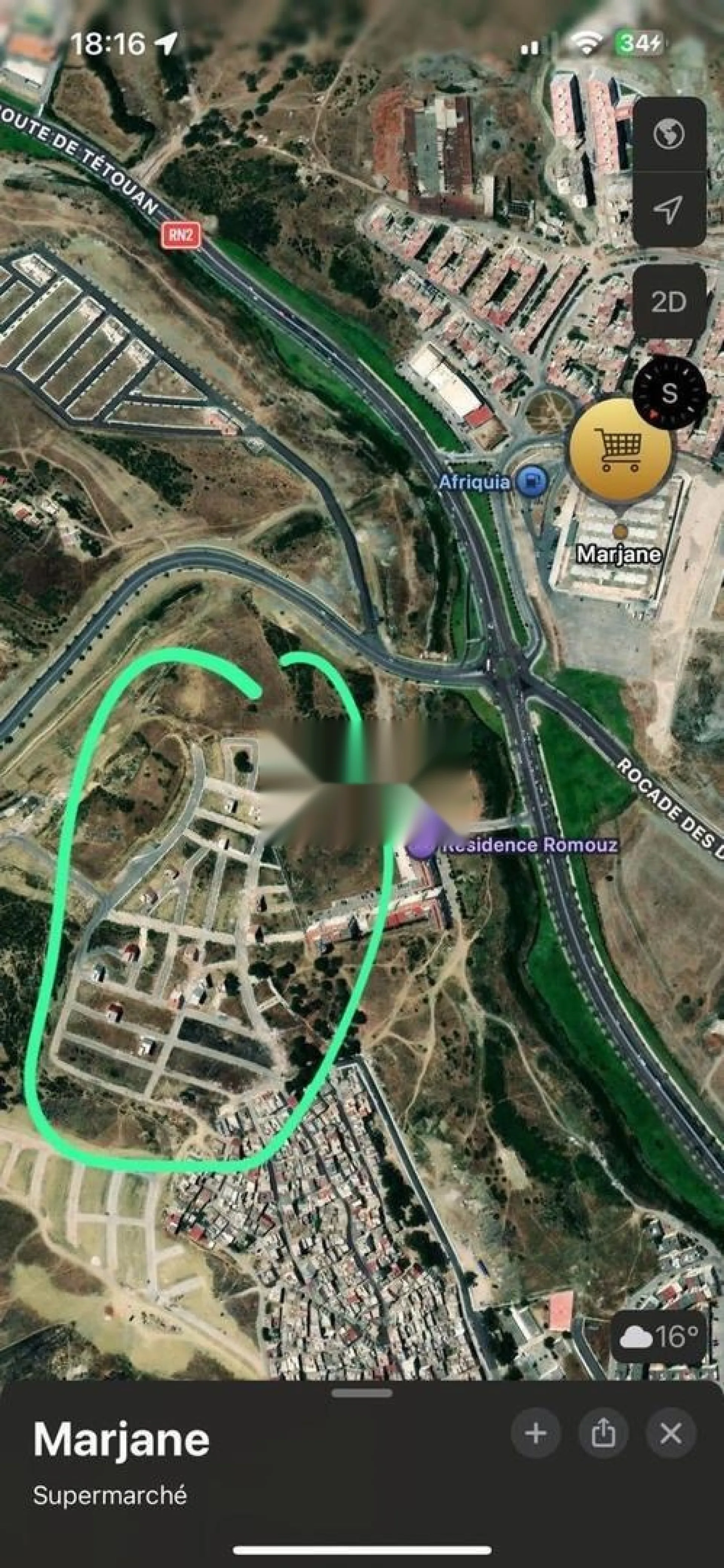 Lotissement Abou Chaiba Marjane Route de Tétouan