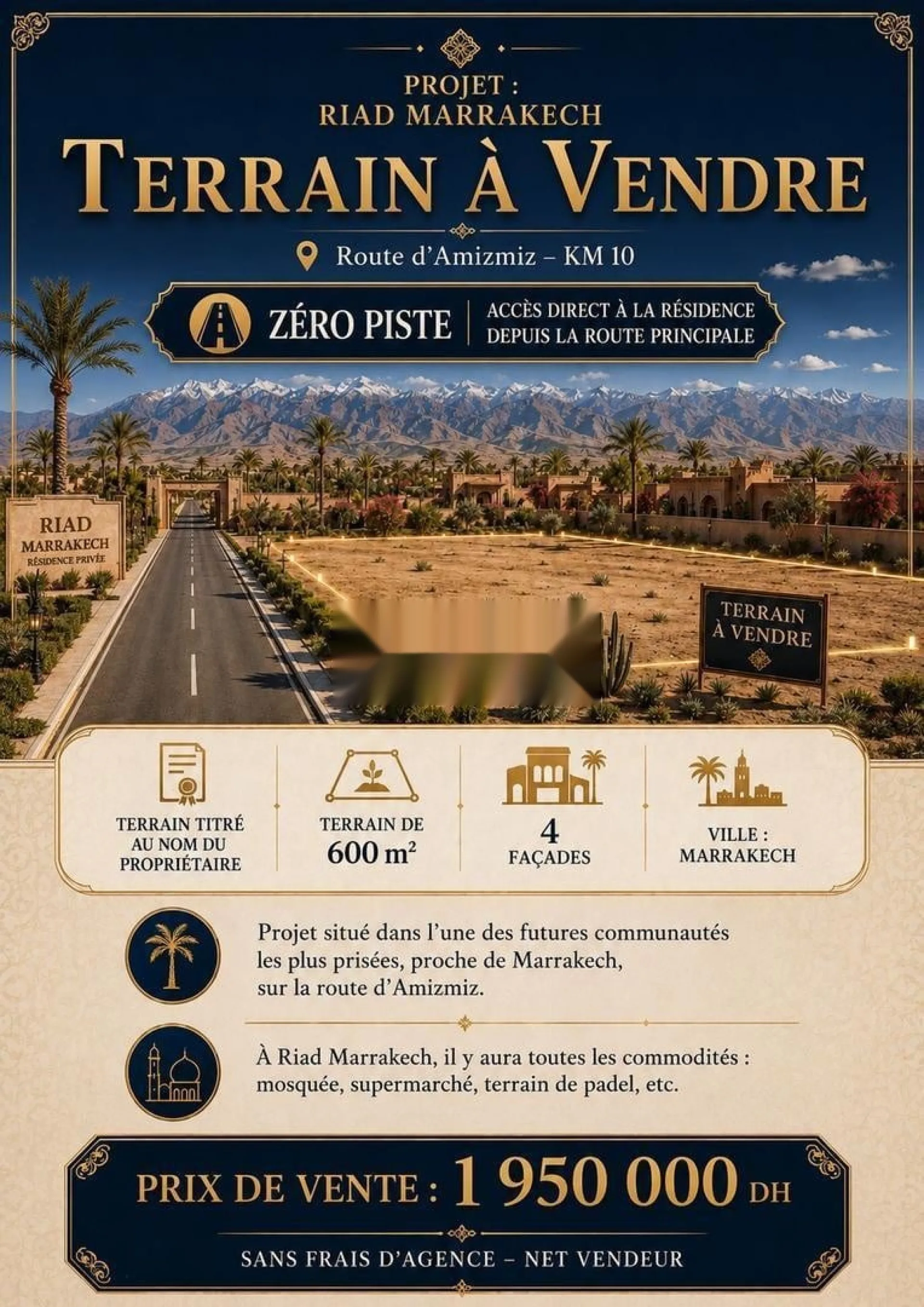 Terrain à vendre