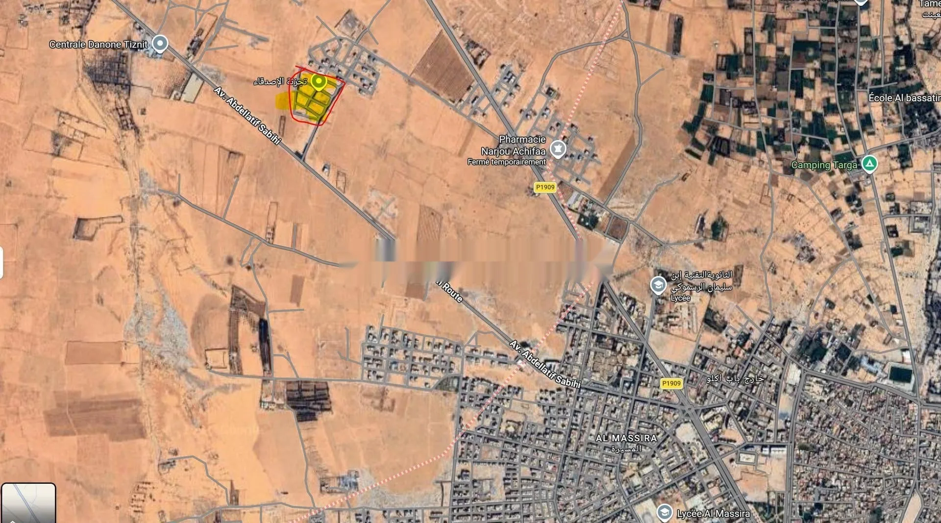 Terrain villa 200 m² lotissement Ikram à céder