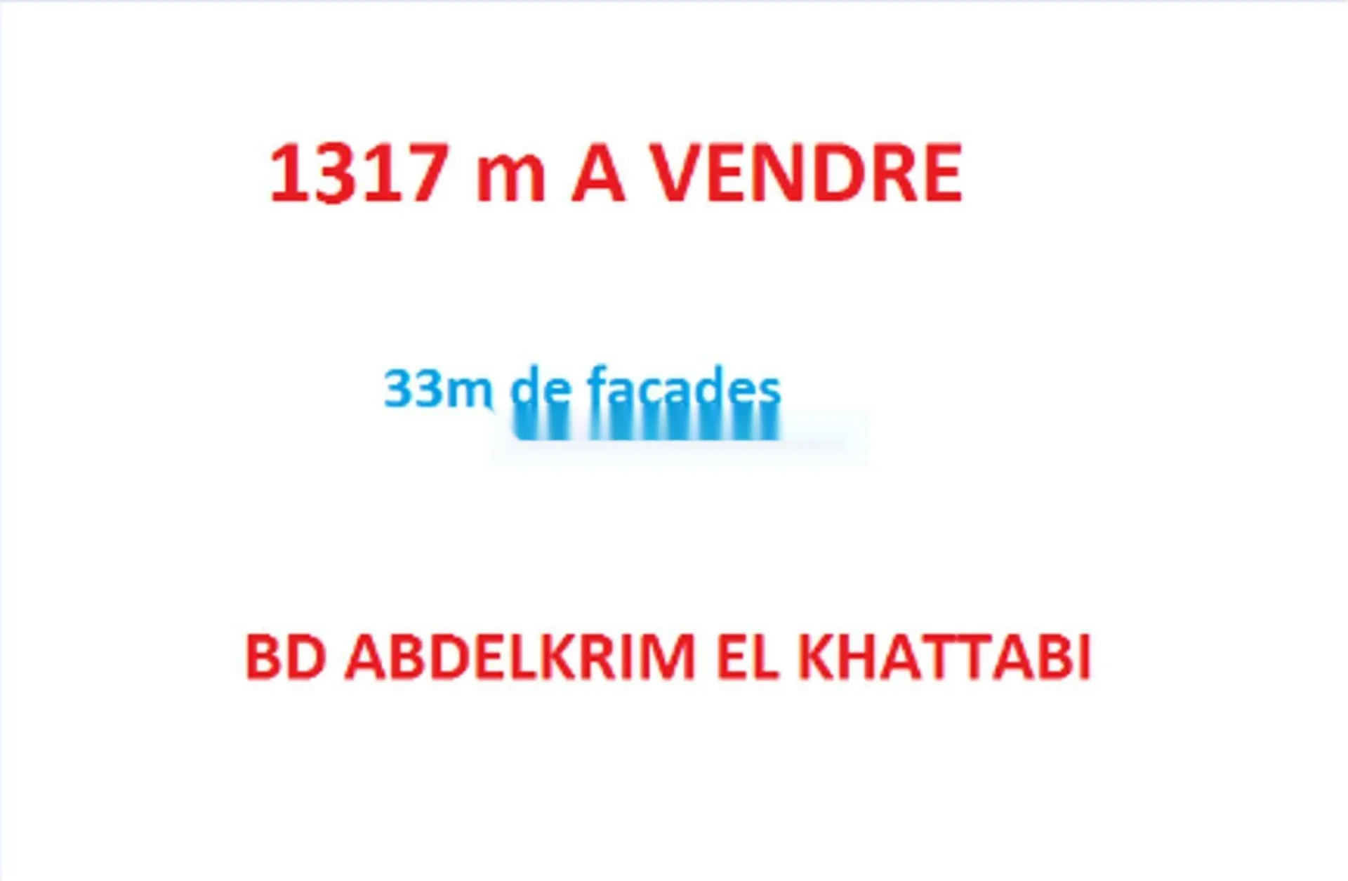 Villa de 1317m sur bd abdelkrim elkhattabi