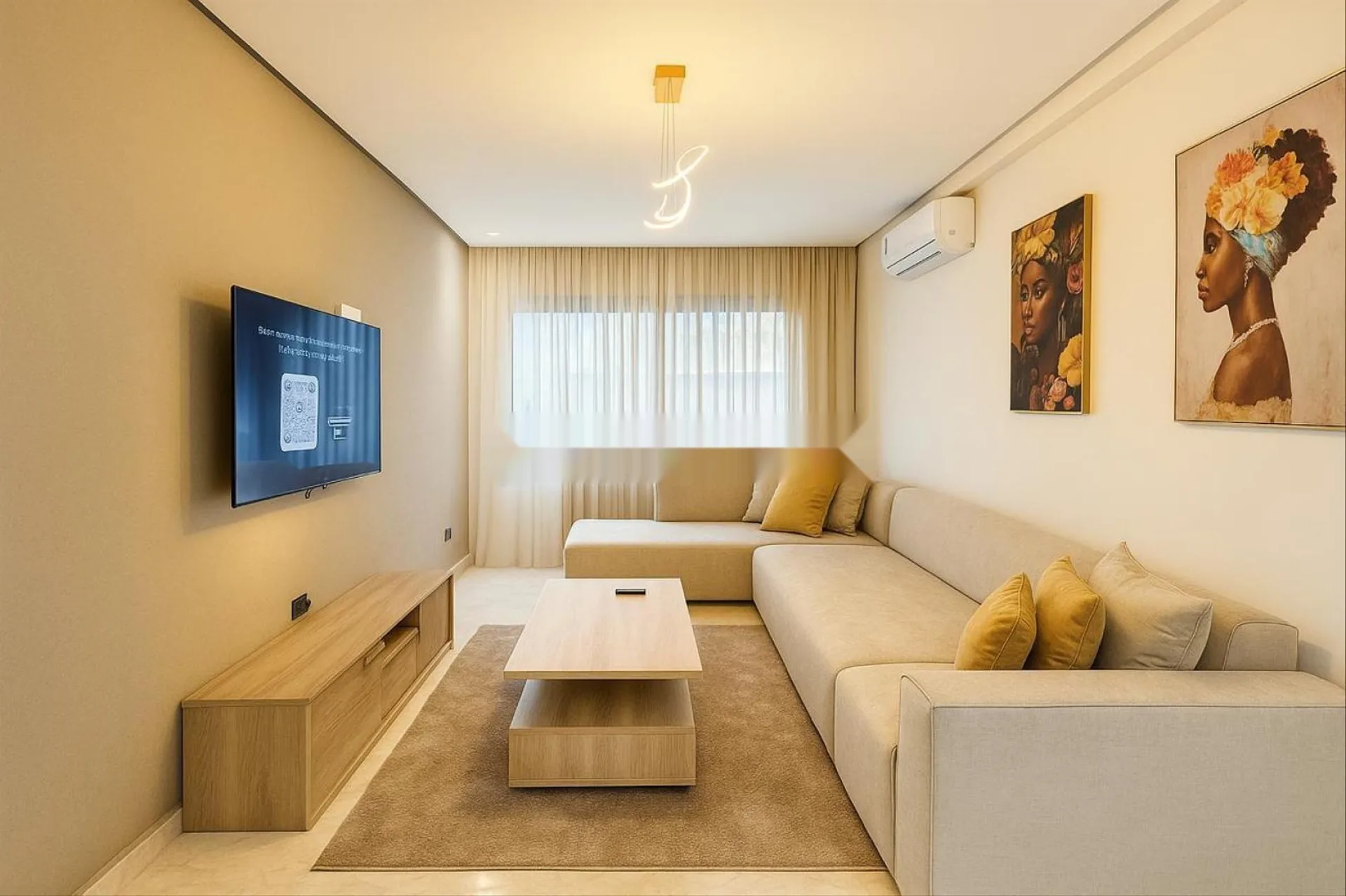 Appartement Meublé à Louer Bourgogne 7 500 DH