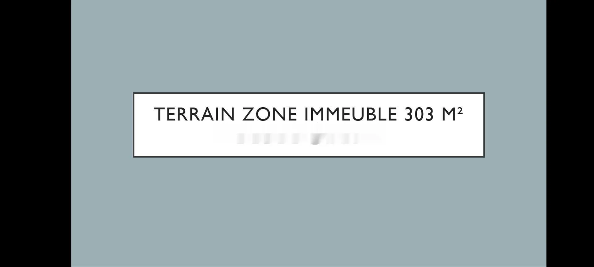 Terrain Zone Immeuble à vendre 303 m²