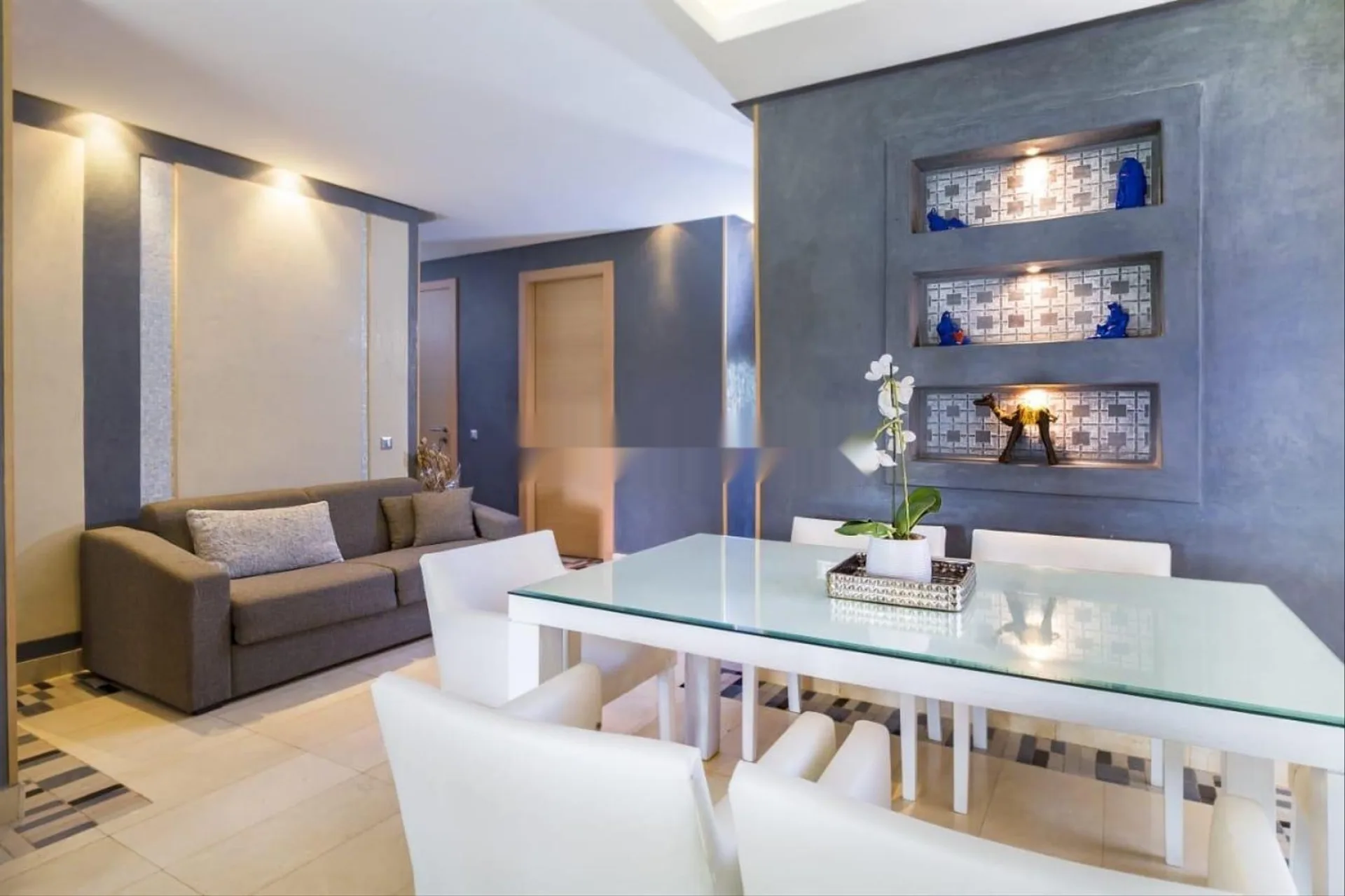 Appartement 2 Chambres avec Jardin Proche Gueliz