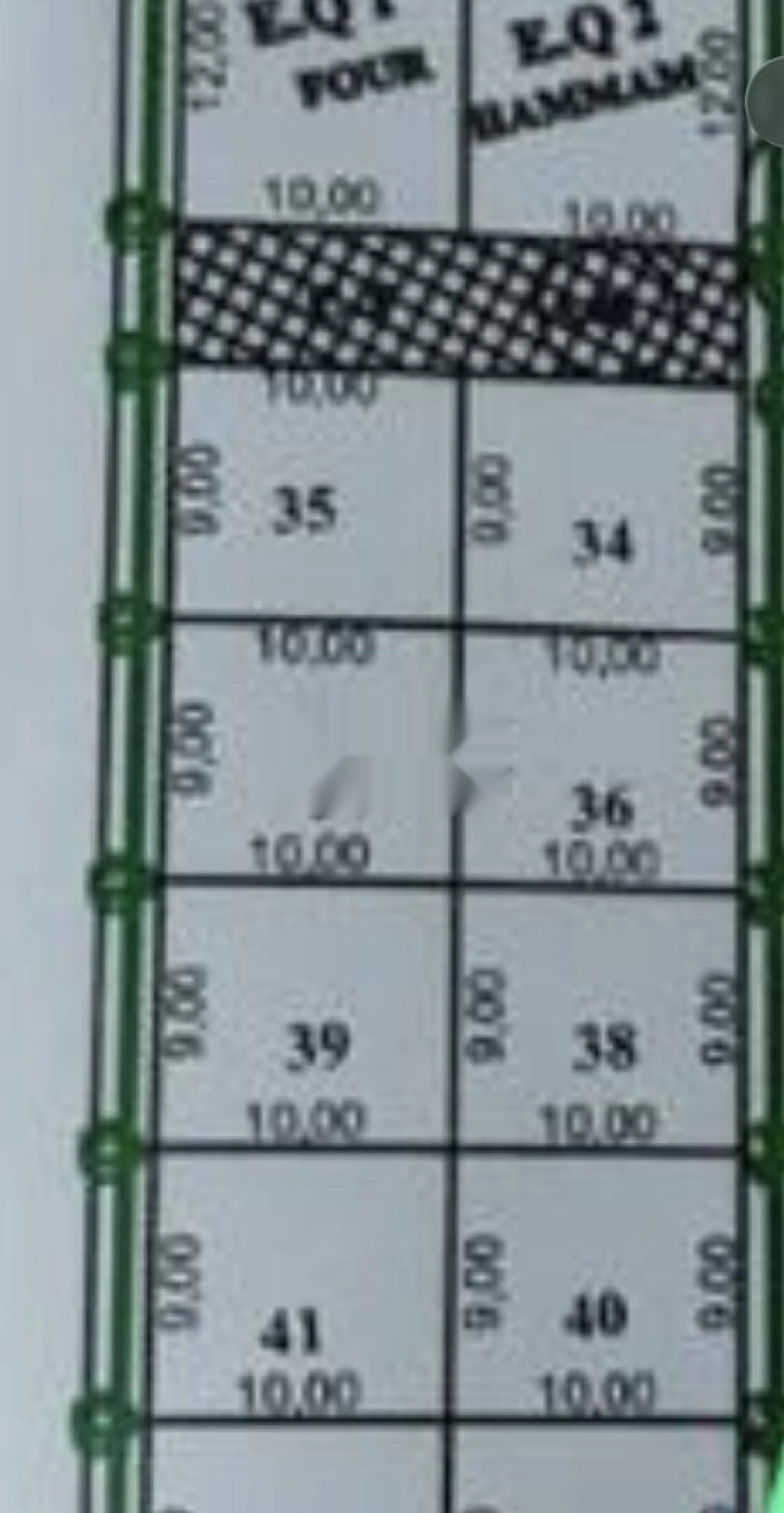 Terrain constructible à vendre