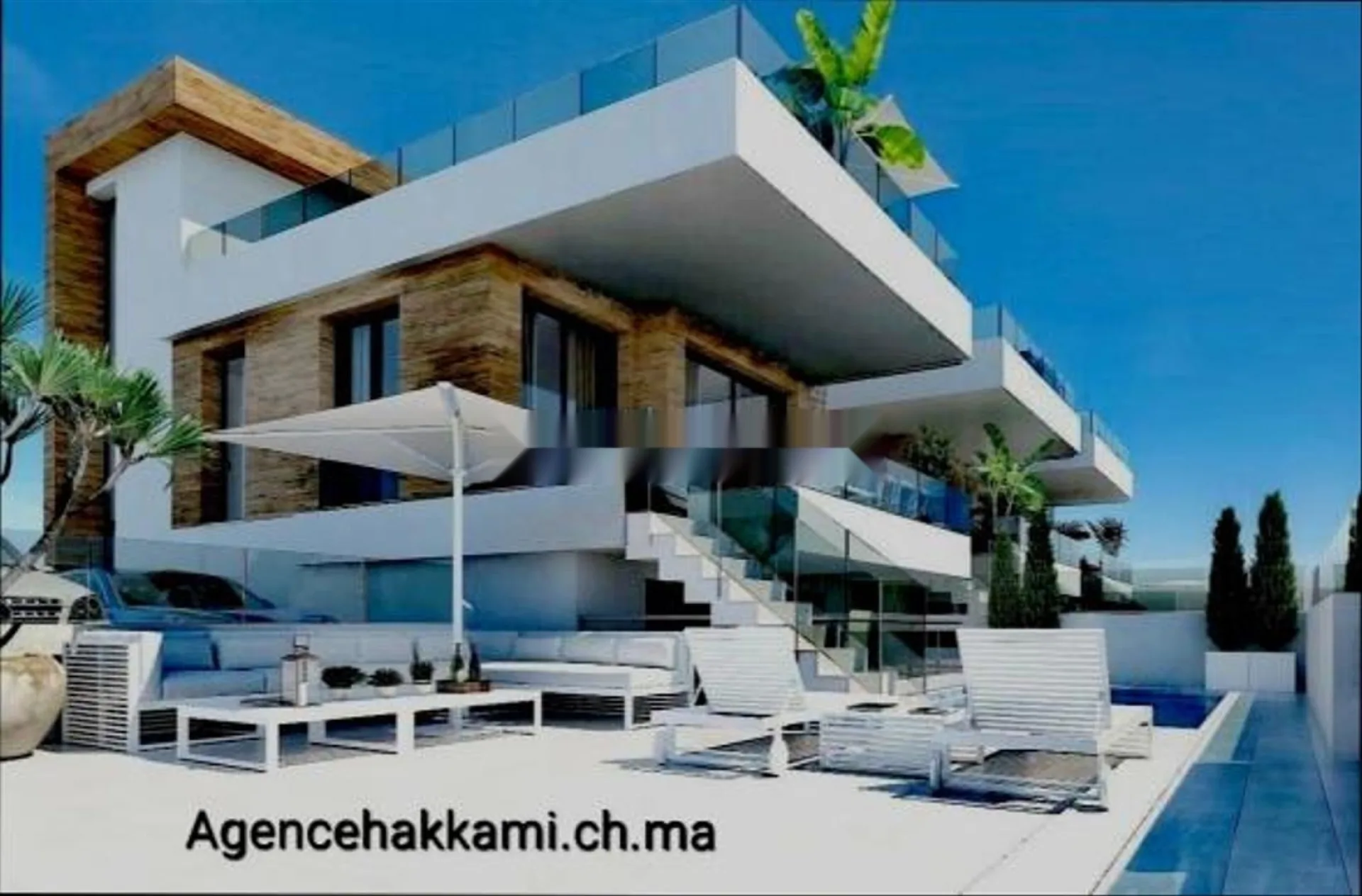 Villa de 680 m2 à vendre à Kintra Bir Rami, Kénitra.