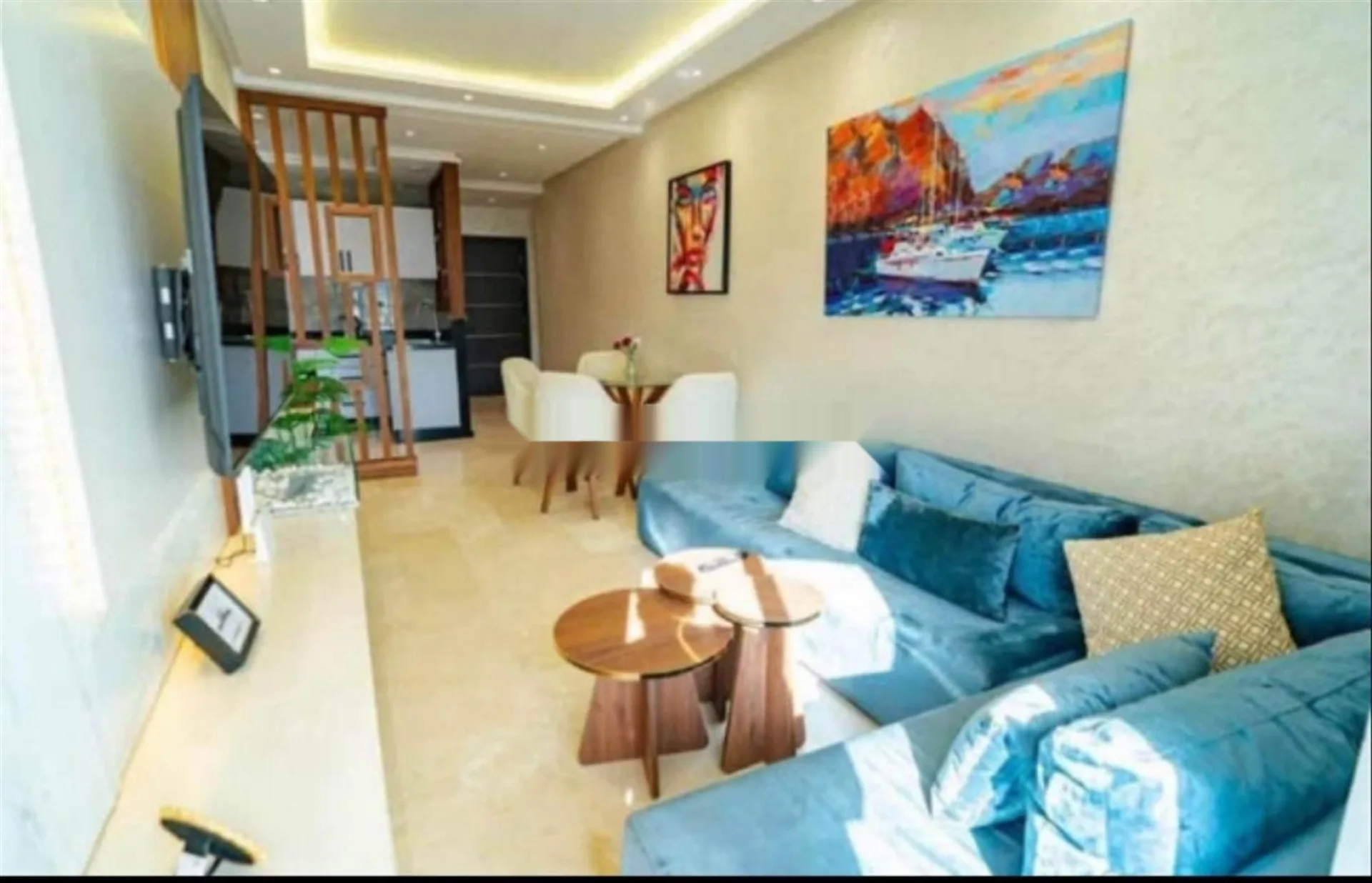 Appartement meublé à louer à la journée